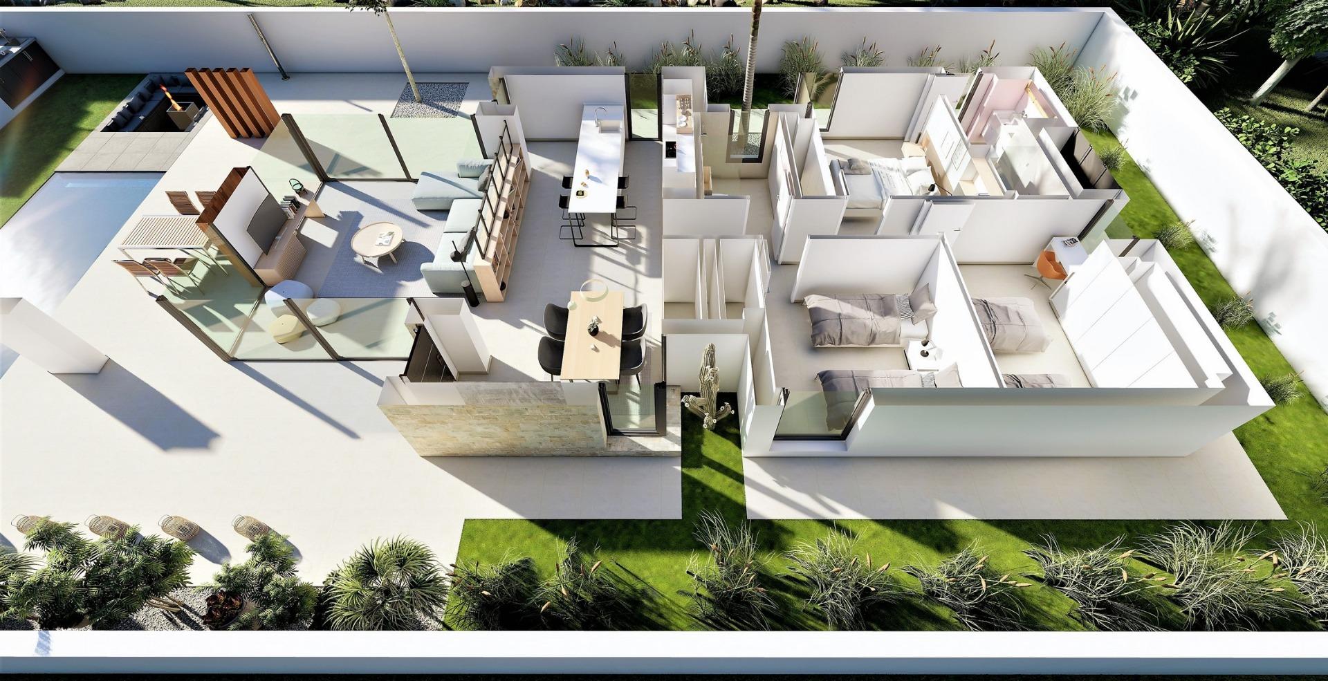 For sale - 3 Bedroom 2 Bathroom Villa in San Fulgencio - El Oasis  - Alicante