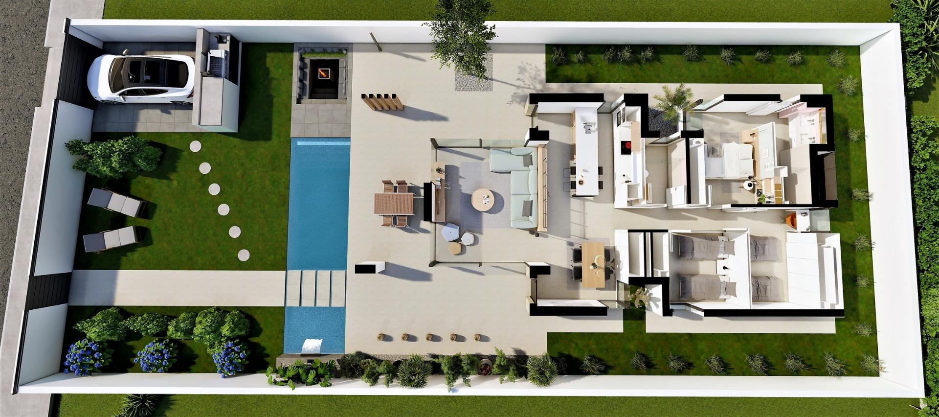 For sale - 3 Bedroom 2 Bathroom Villa in San Fulgencio - El Oasis  - Alicante