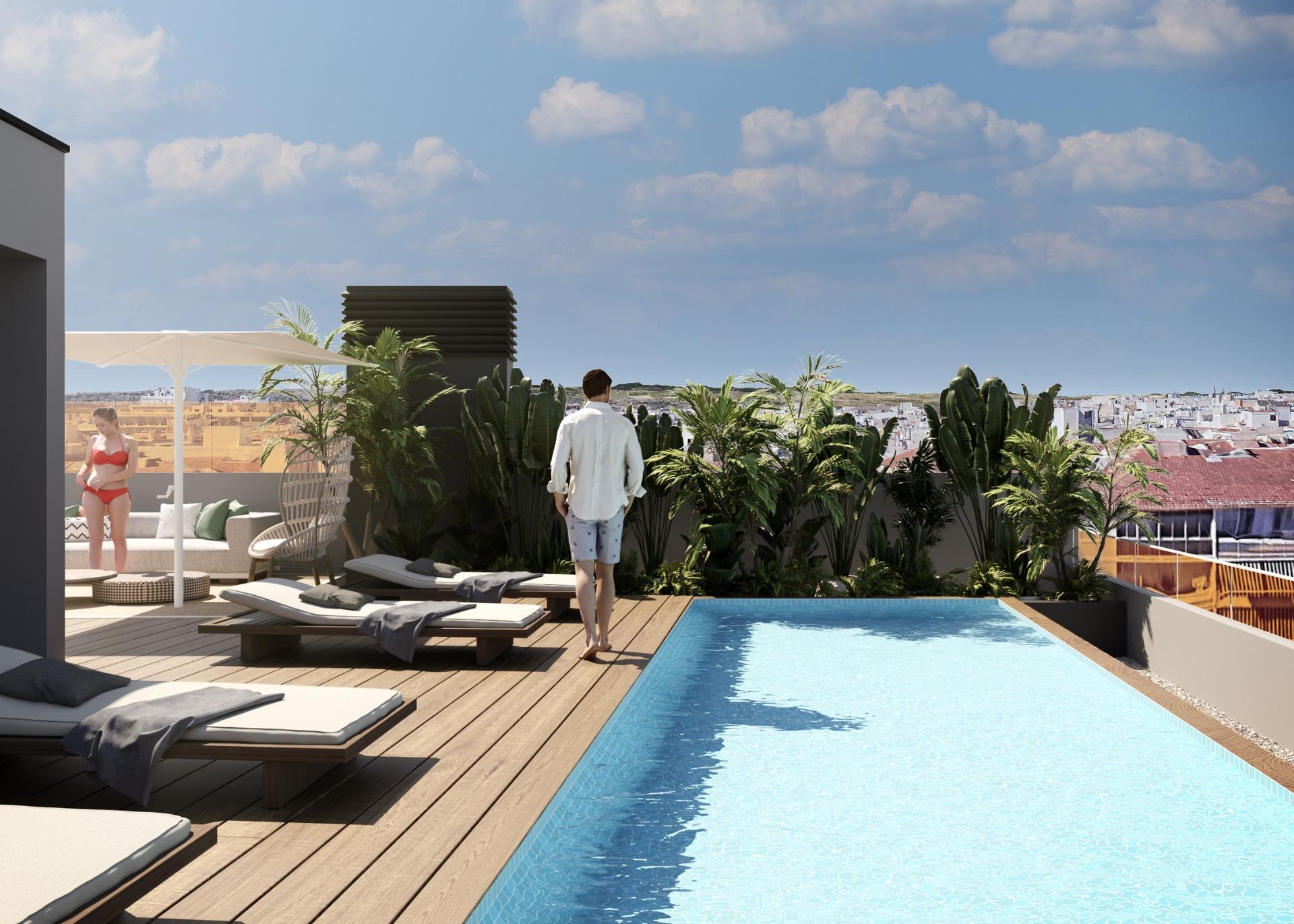 For sale - 3 Bedroom 2 Bathroom Penthouse in Torrevieja - Centro  - Alicante