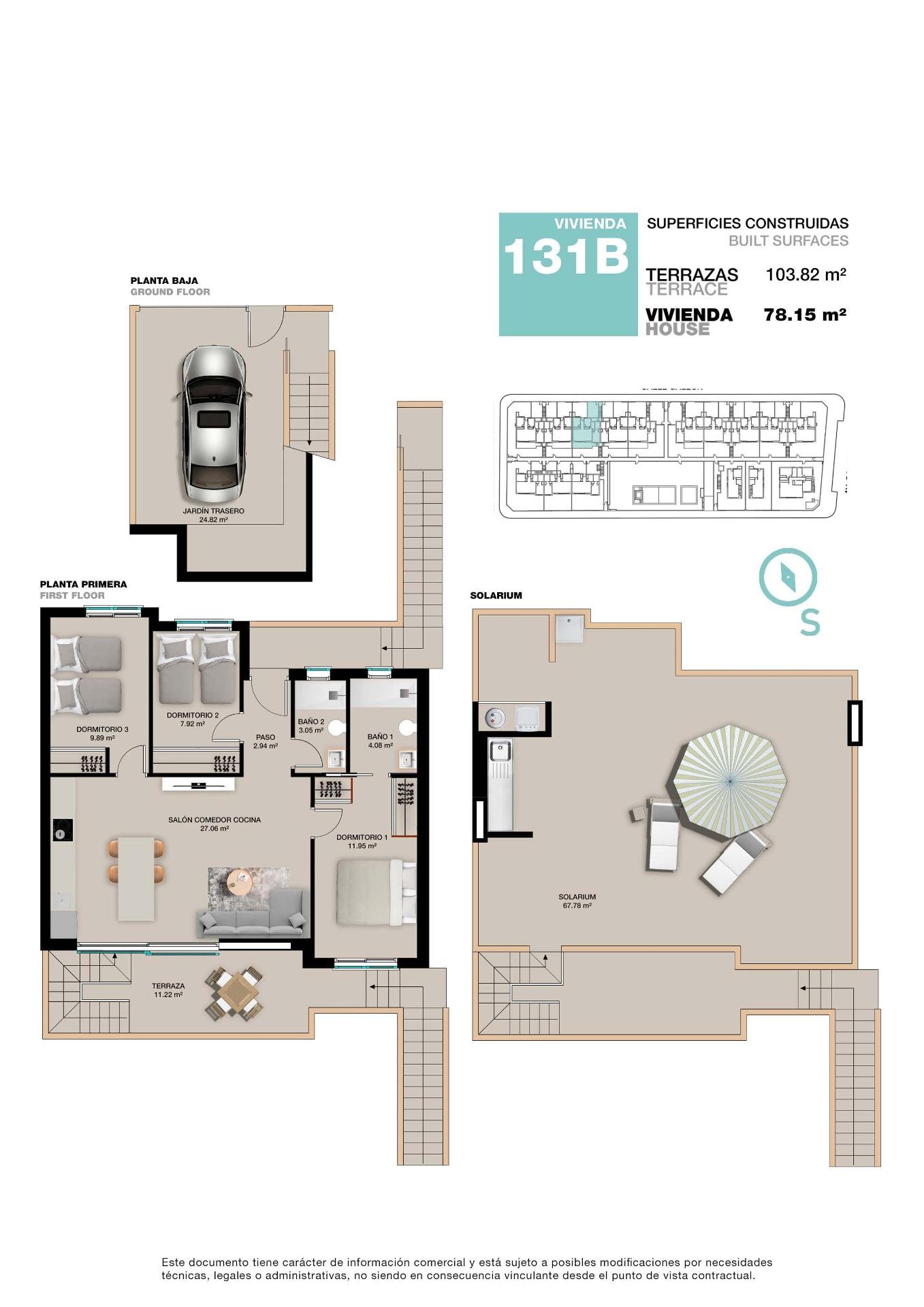For sale - 3 Bedroom 2 Bathroom Bungalow in Pilar de La Horadada - Torre De La Horadada  - Alicante