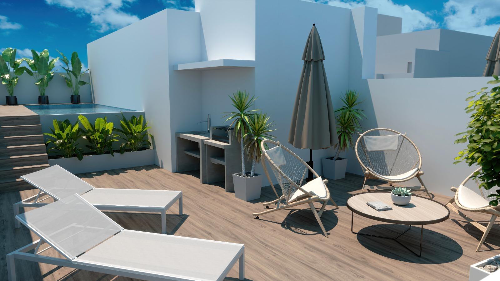 For sale - 2 Bedroom 2 Bathroom Penthouse in Torrevieja - Playa de El Cura  - Alicante