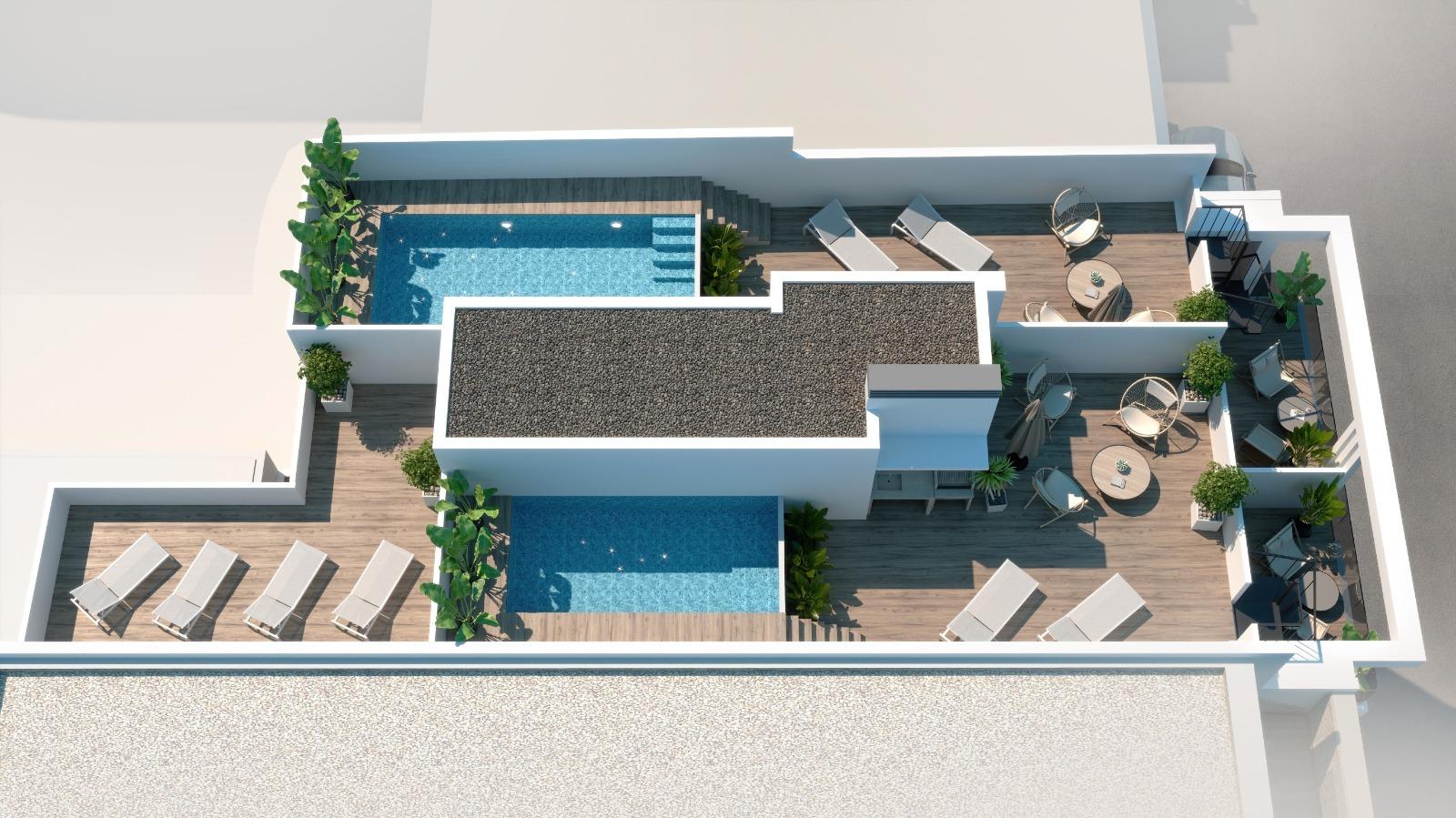 For sale - 2 Bedroom 2 Bathroom Penthouse in Torrevieja - Playa de El Cura  - Alicante