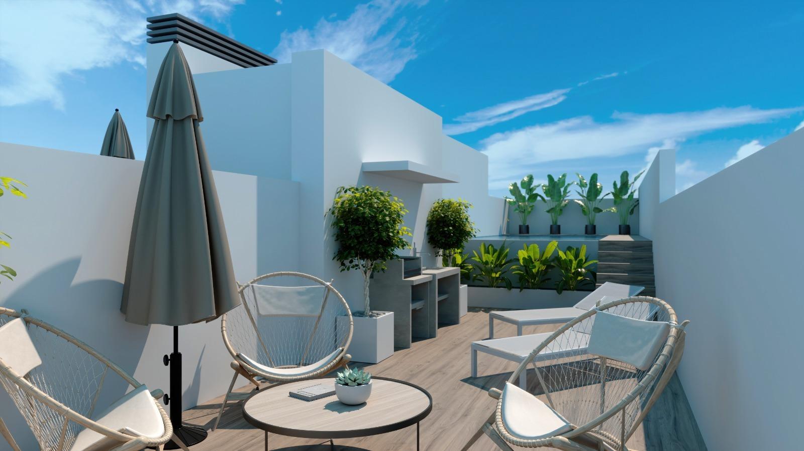 For sale - 2 Bedroom 2 Bathroom Penthouse in Torrevieja - Playa de El Cura  - Alicante
