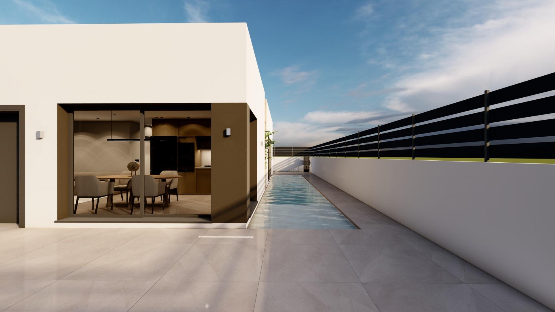 For sale - 3 Bedroom 2 Bathroom Villa in Benijofar - Urb. Monteazul  - Alicante