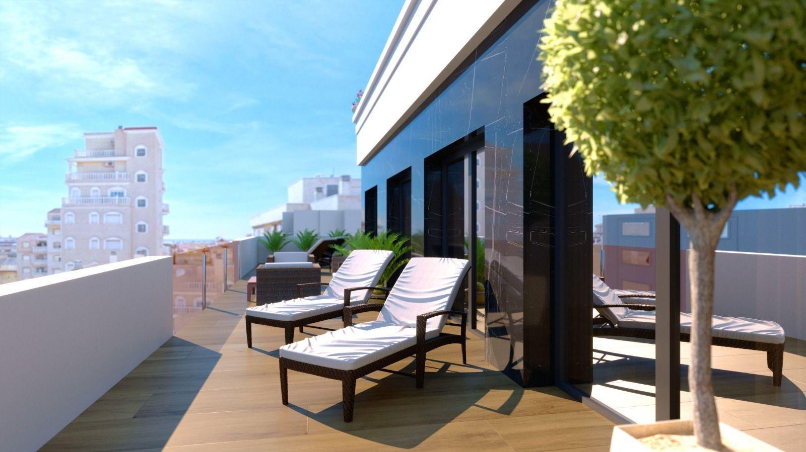For sale - 2 Bedroom 2 Bathroom Penthouse in Torrevieja - Parque de las Naciones  - Alicante