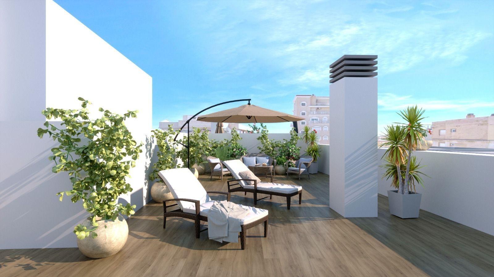 For sale - 2 Bedroom 2 Bathroom Penthouse in Torrevieja - Parque de las Naciones  - Alicante