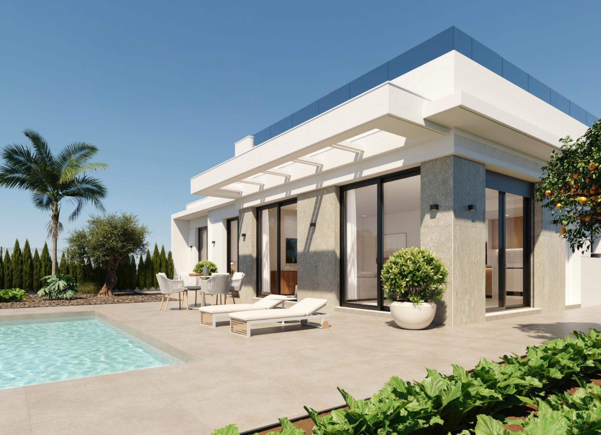 New Build - 3 Bedroom 2 Bathroom Villa in Fuente Álamo - Hacienda Del Álamo Golf  - Murcia