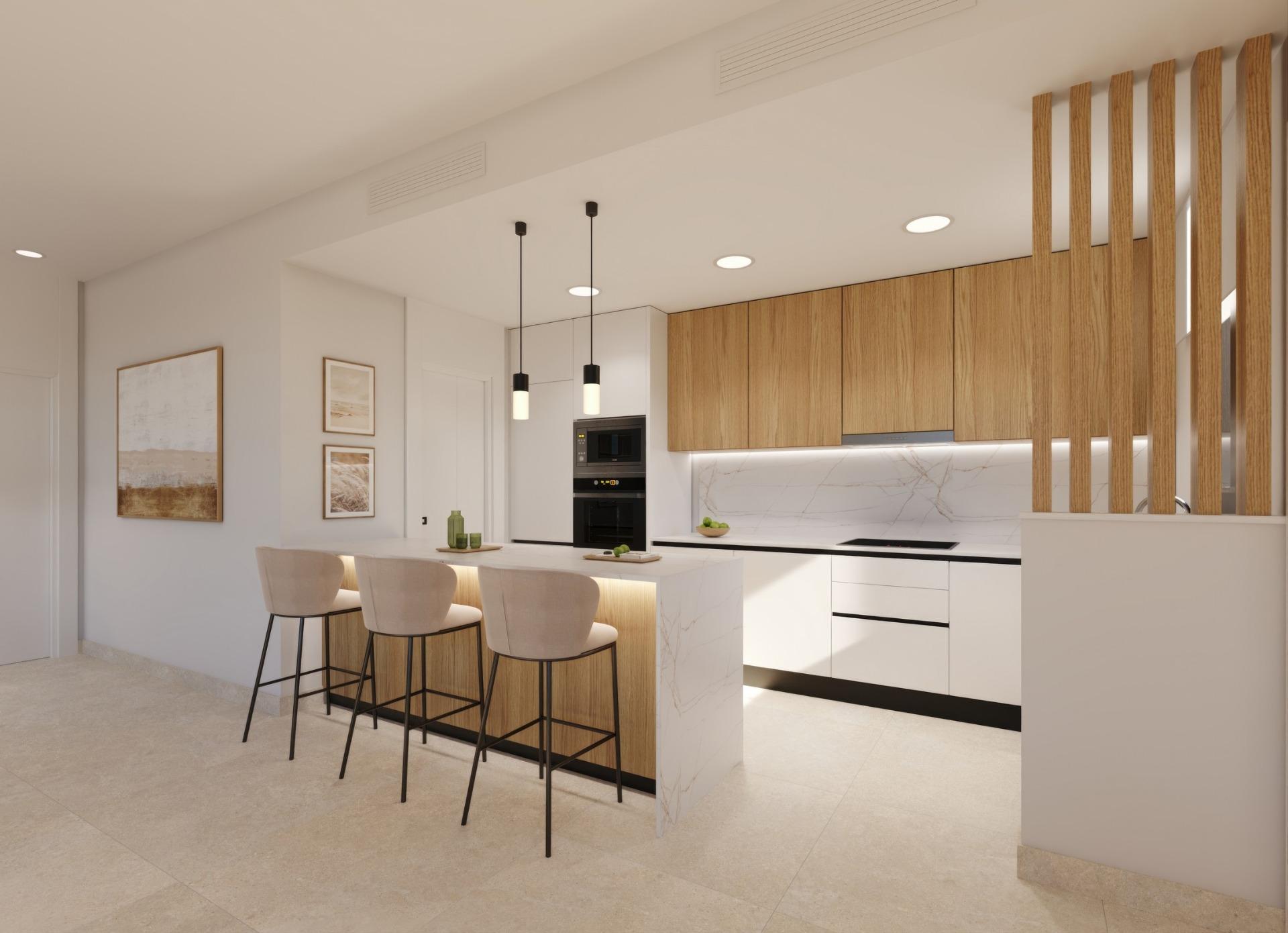 New Build - 3 Bedroom 2 Bathroom Villa in Fuente Álamo - Hacienda Del Álamo Golf  - Murcia