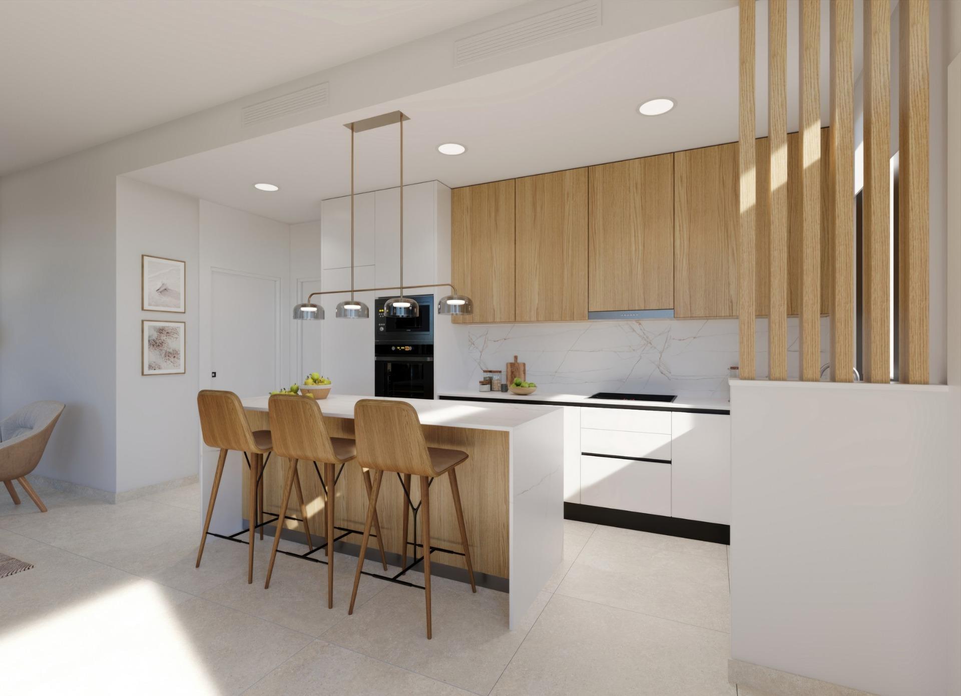 New Build - 2 Bedroom 2 Bathroom Villa in Fuente Álamo - Hacienda Del Álamo Golf  - Murcia