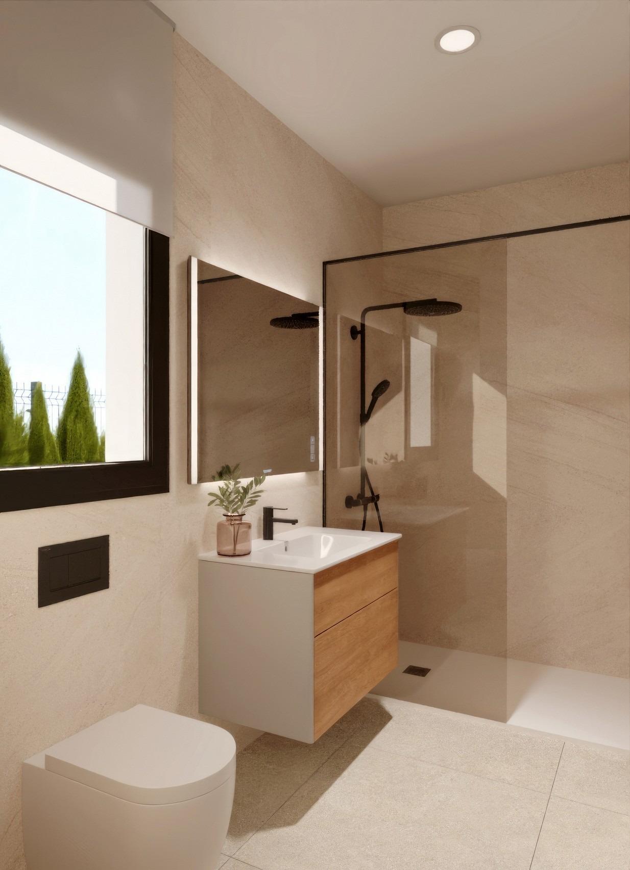 New Build - 2 Bedroom 2 Bathroom Villa in Fuente Álamo - Hacienda Del Álamo Golf  - Murcia