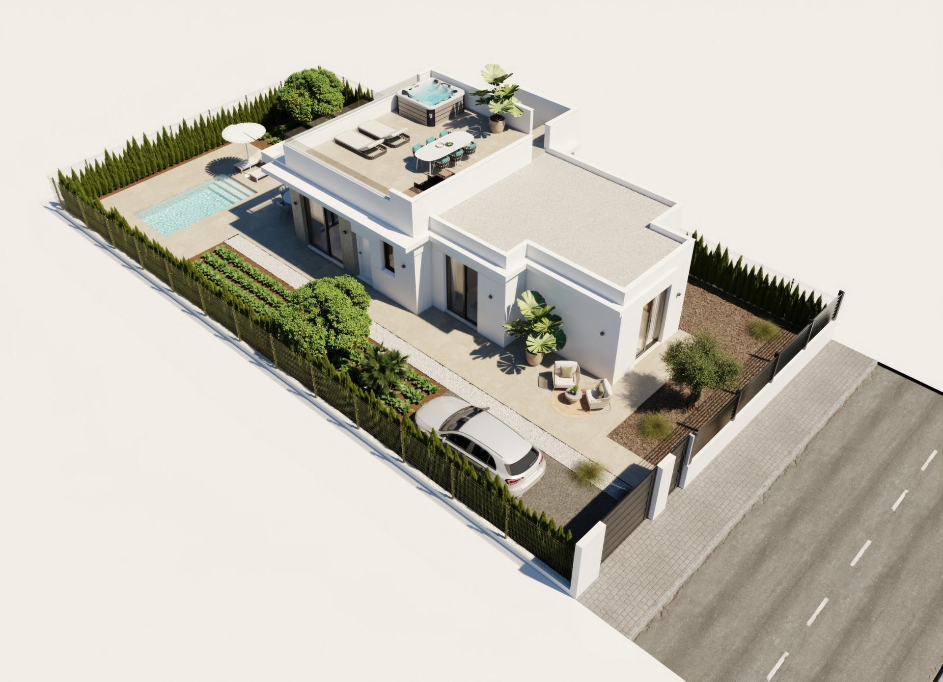 New Build - 2 Bedroom 2 Bathroom Villa in Fuente Álamo - Hacienda Del Álamo Golf  - Murcia