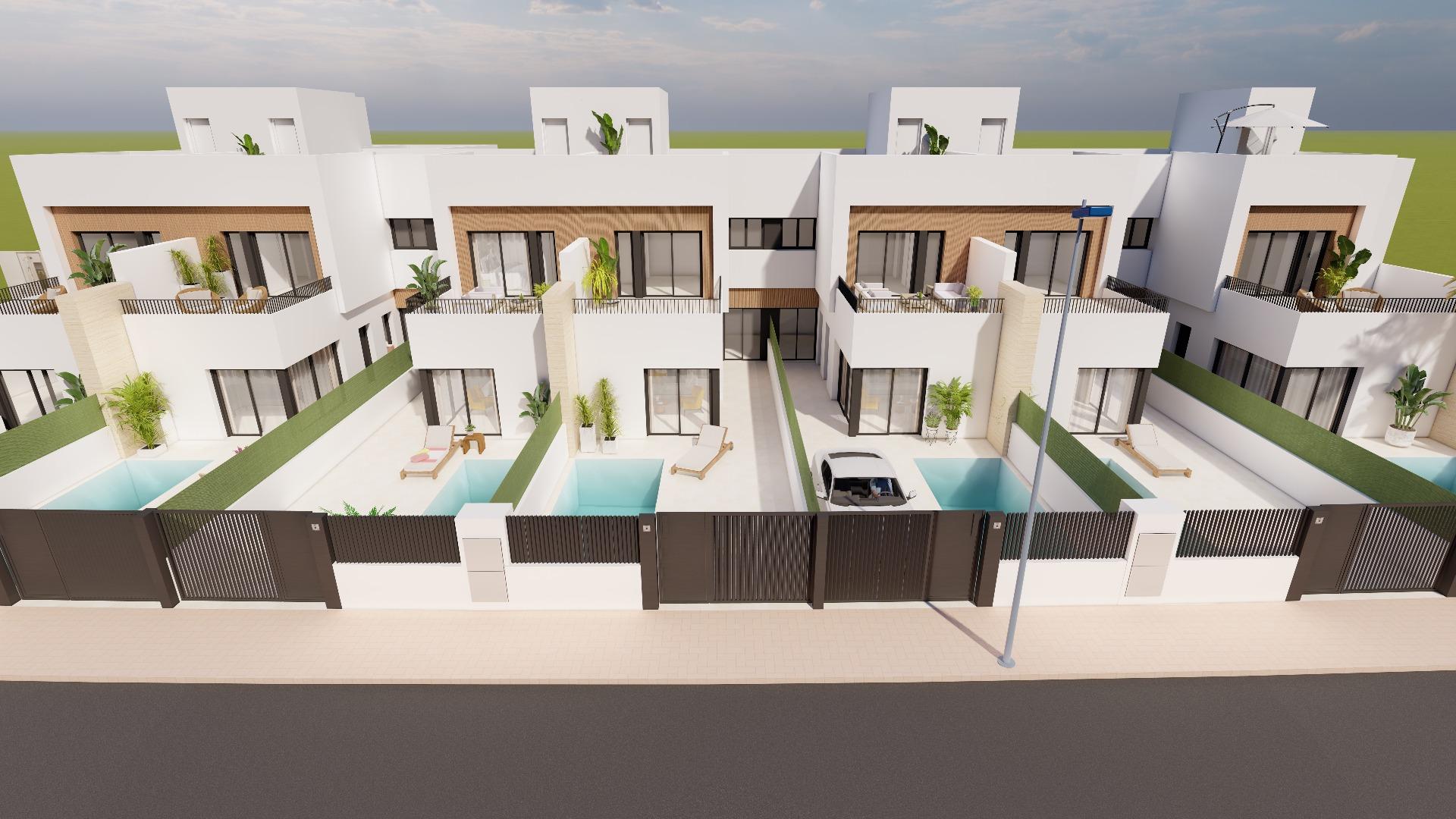 New Build - 3 Bedroom 2 Bathroom Villa in Santiago de la Ribera - Santiago De La Ribera  - Murcia