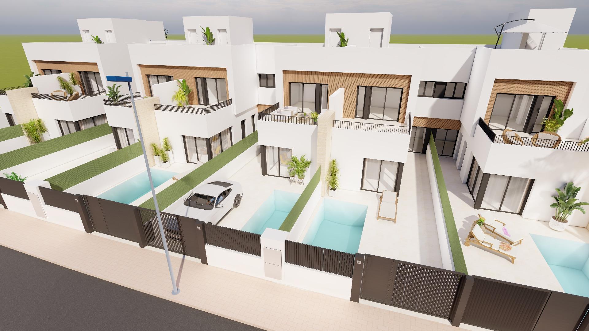 New Build - 3 Bedroom 2 Bathroom Villa in Santiago de la Ribera - Santiago De La Ribera  - Murcia