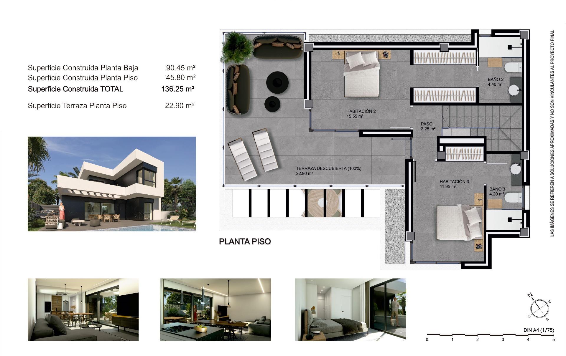 New Build - 3 Bedroom 3 Bathroom KEY READY Villa in Quesada - Benimar  - Alicante