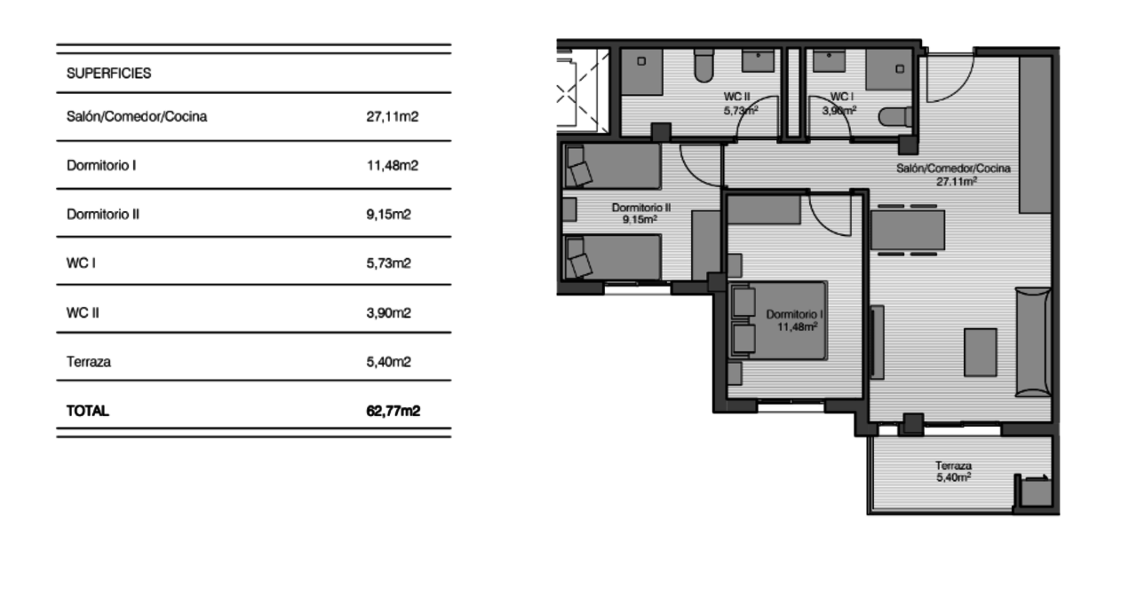 For sale - 2 Bedroom 2 Bathroom Apartment in San Miguel de Salinas - Inland  - Alicante