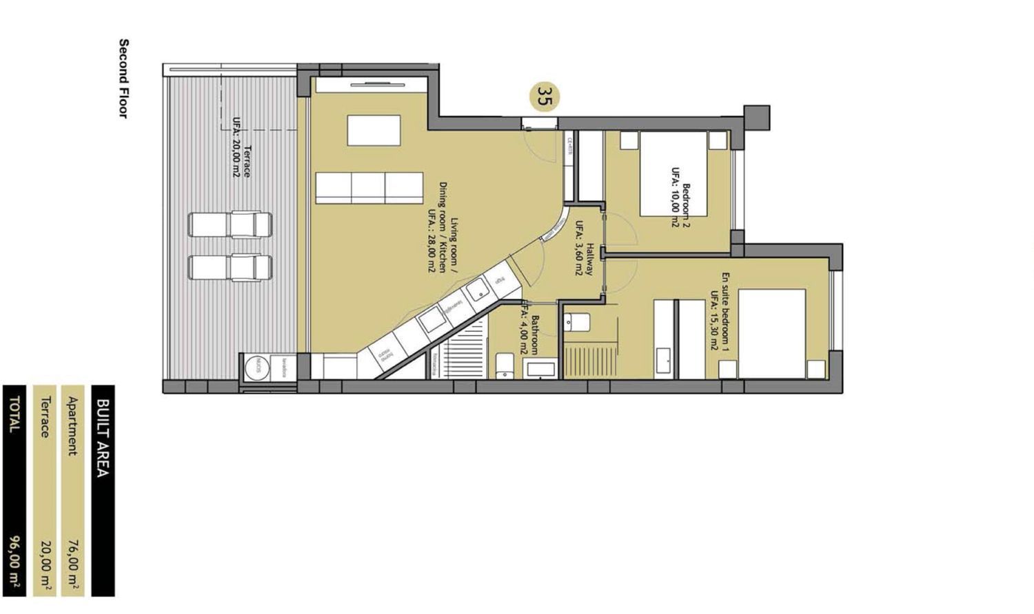 For sale - 2 Bedroom 2 Bathroom Apartment in Orihuela - Las Colinas Golf  - Alicante