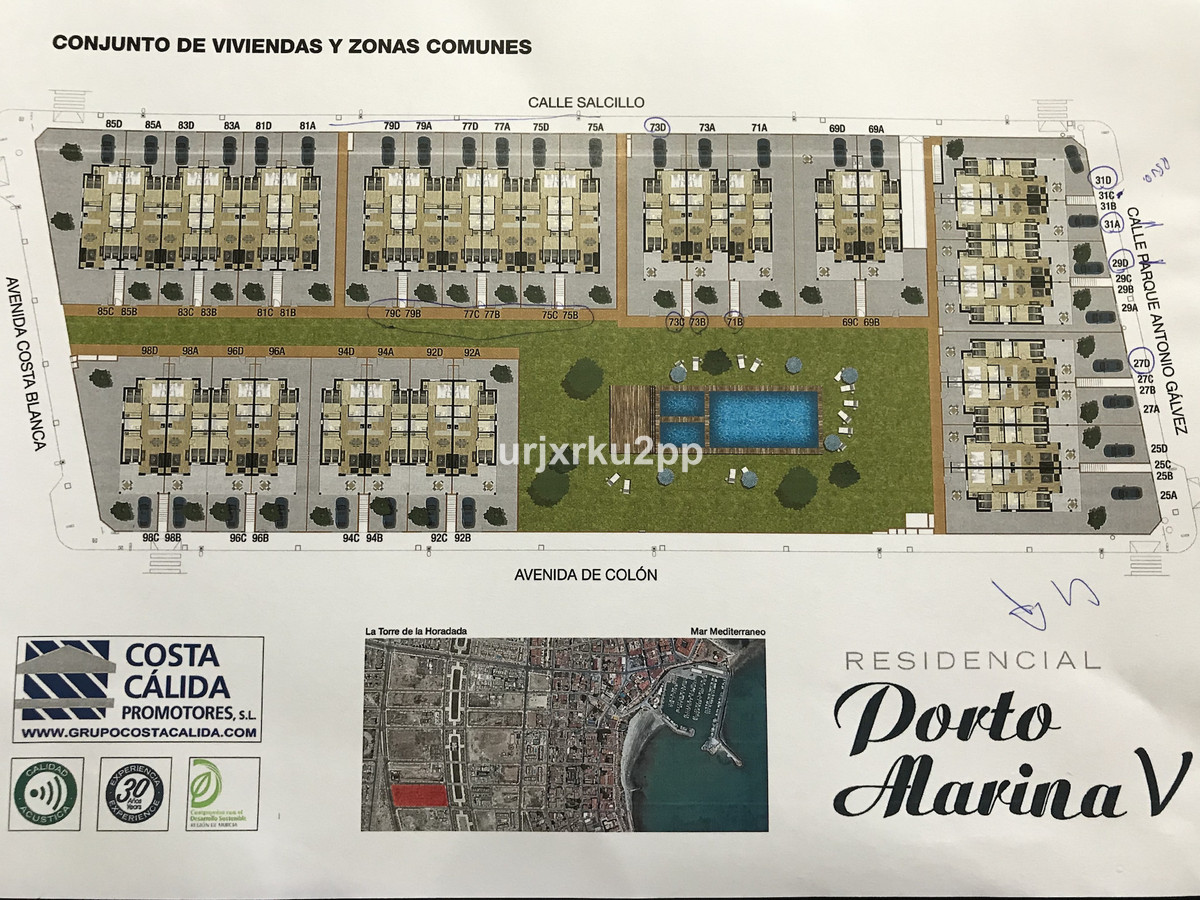 For sale - 3 Bedroom 2 Bathroom Apartment - Top Floor Apartment in Pilar de la Horadada - Torre de la Horadada  - Alicante