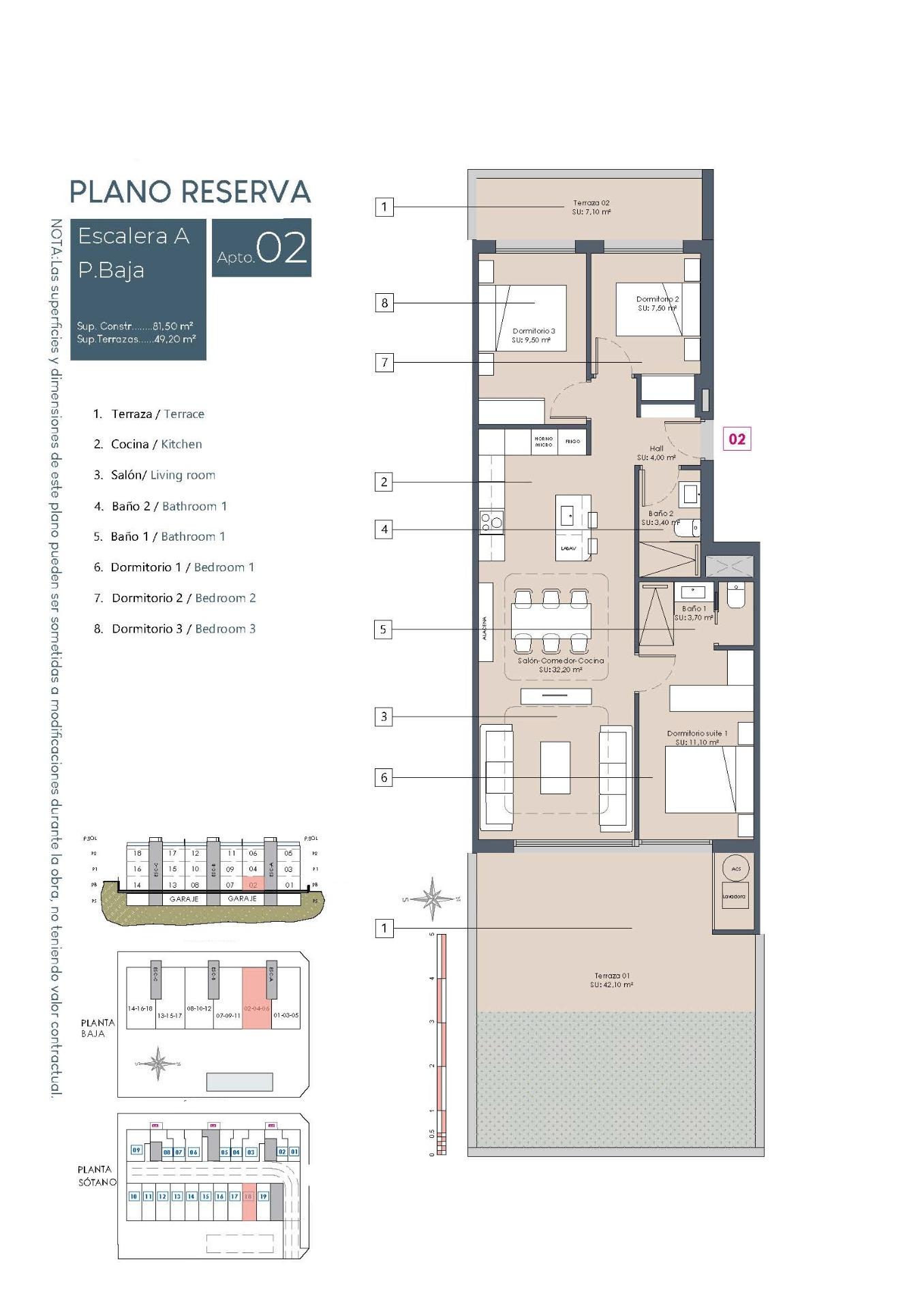 For sale - 3 Bedroom 2 Bathroom Apartment in Benijofar - Pueblo  - Alicante