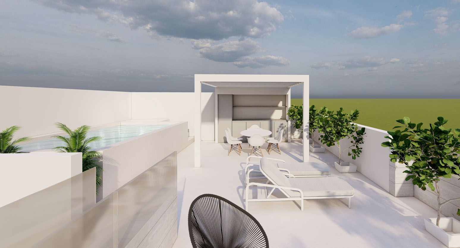 For sale - 2 Bedroom 2 Bathroom Bungalow in Pilar de La Horadada - pueblo  - Alicante