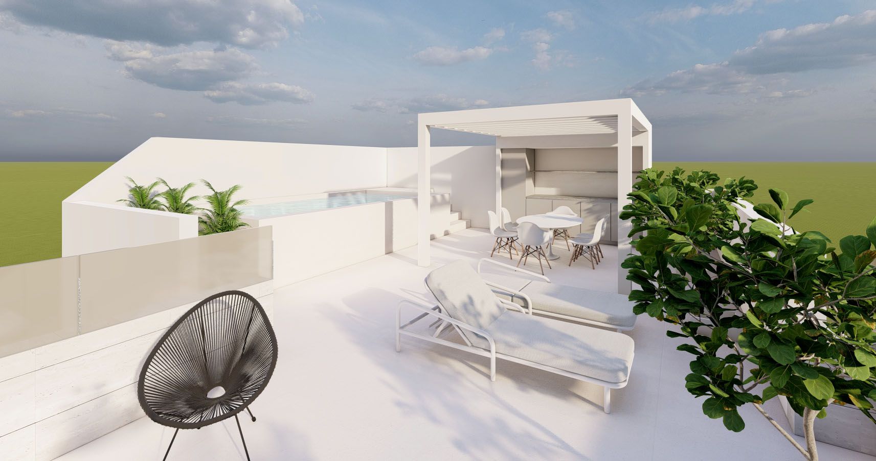 For sale - 2 Bedroom 2 Bathroom Bungalow in Pilar de La Horadada - pueblo  - Alicante