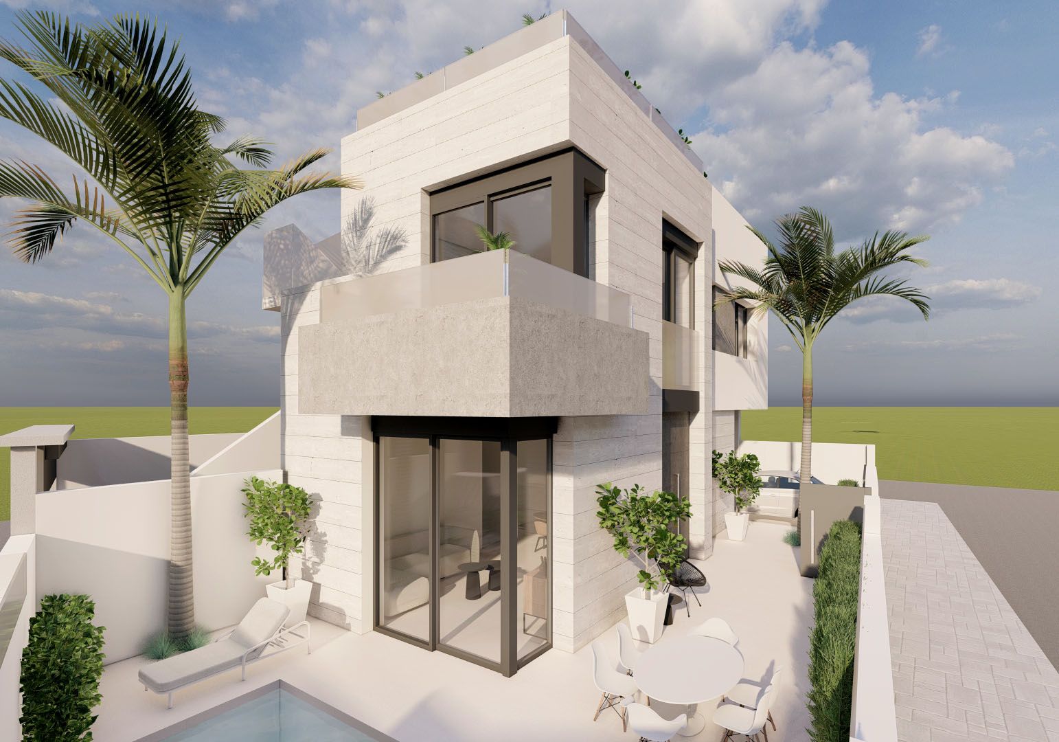 For sale - 2 Bedroom 2 Bathroom Bungalow in Pilar de La Horadada - pueblo  - Alicante