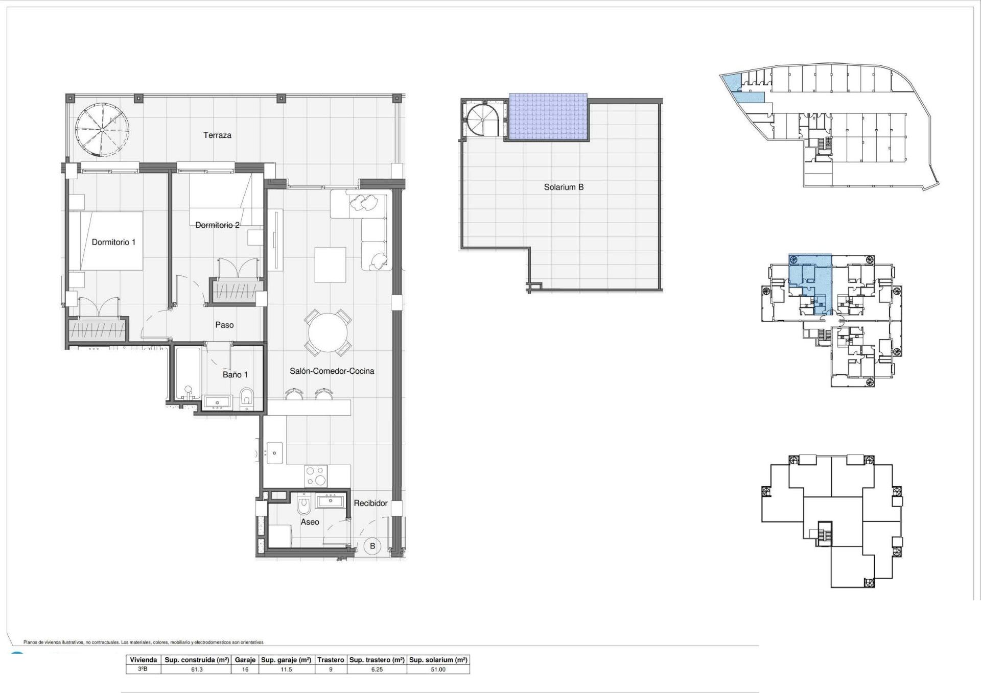 For sale - 2 Bedroom 1 Bathroom Penthouse in Bigastro - pueblo  - Alicante