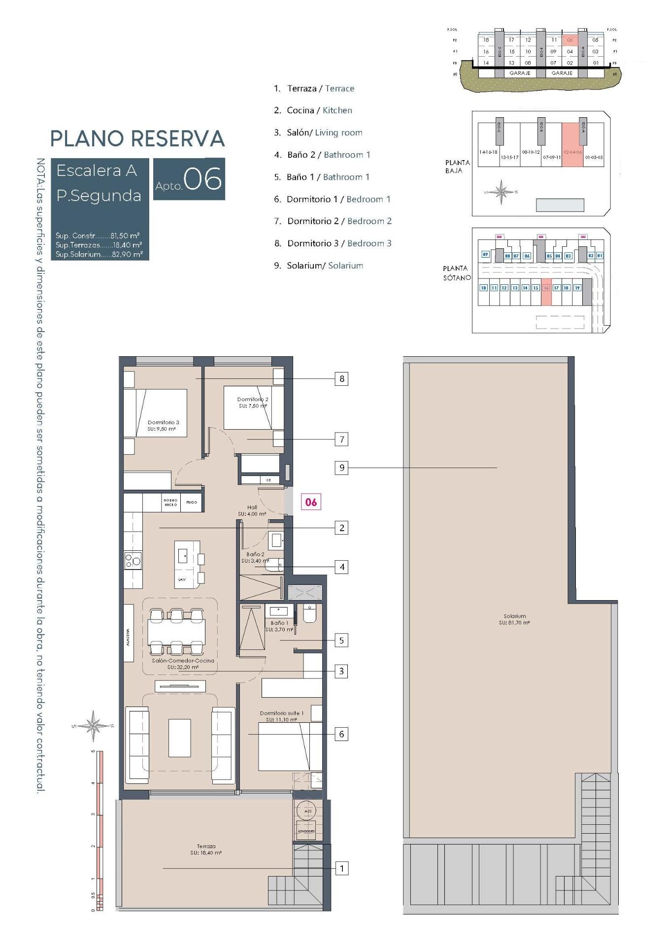 For sale - 3 Bedroom 2 Bathroom Penthouse in Benijofar - Pueblo  - Alicante