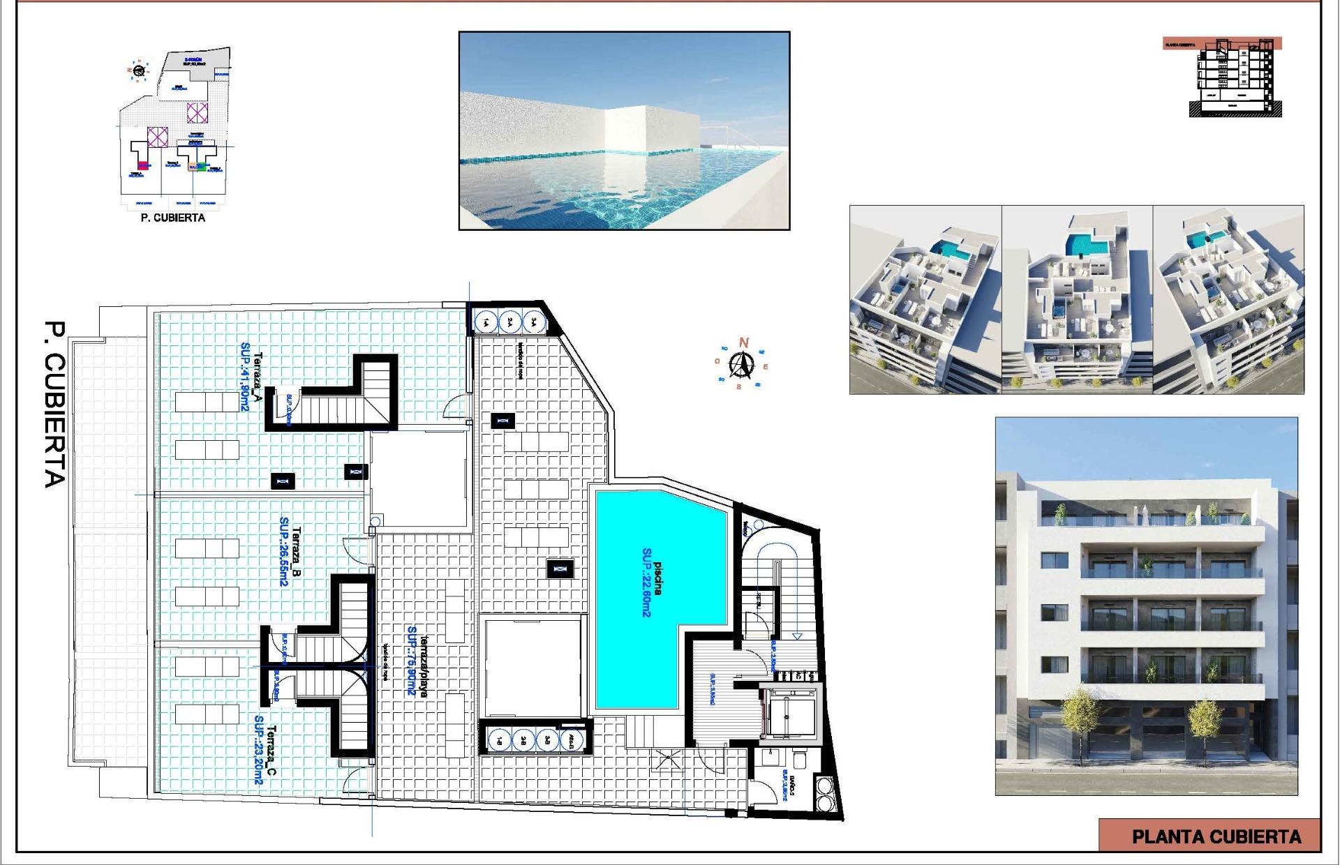 For sale - 3 Bedroom 2 Bathroom Apartment in Torrevieja - Centro  - Alicante