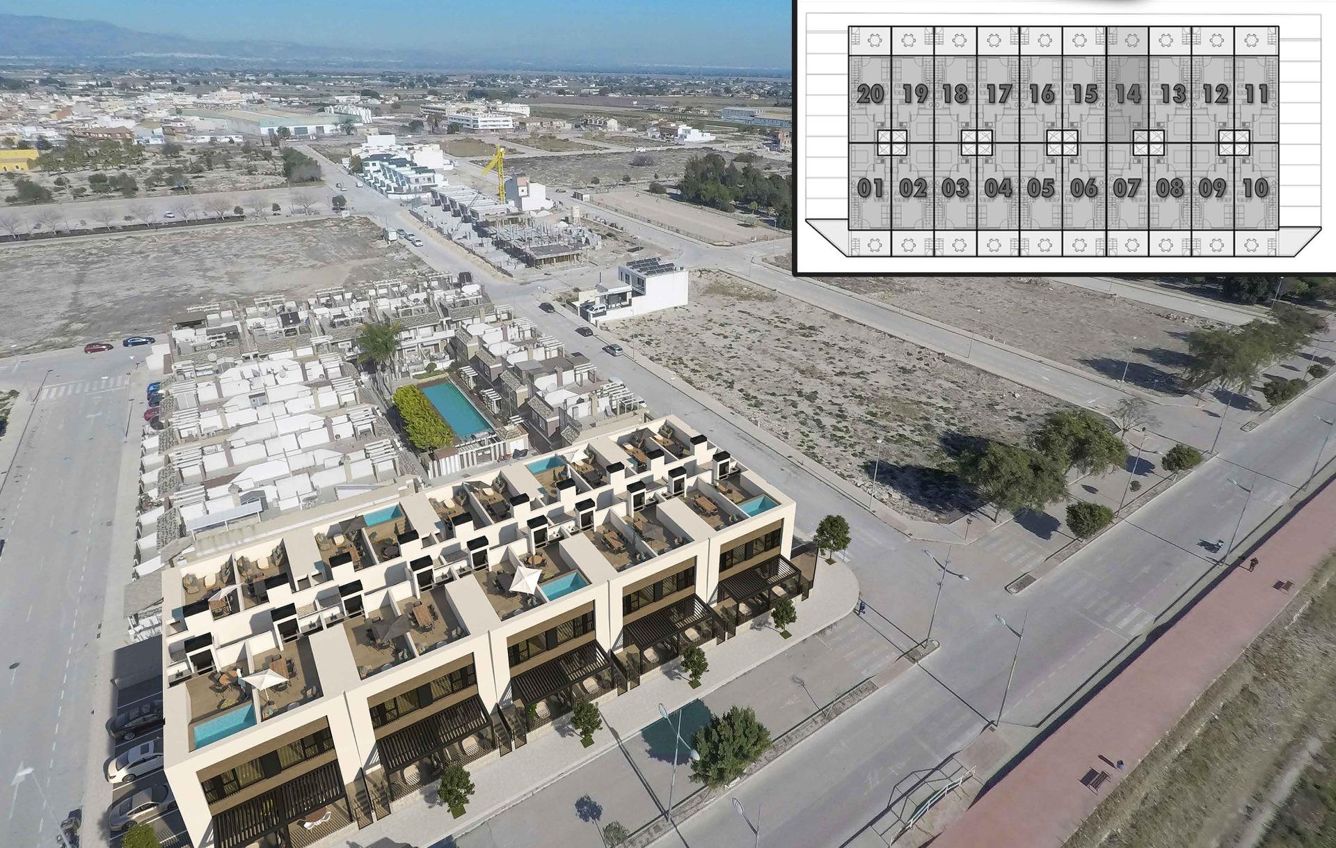 For sale - 2 Bedroom 3 Bathroom Town House in Dolores - Sector 2  - Alicante