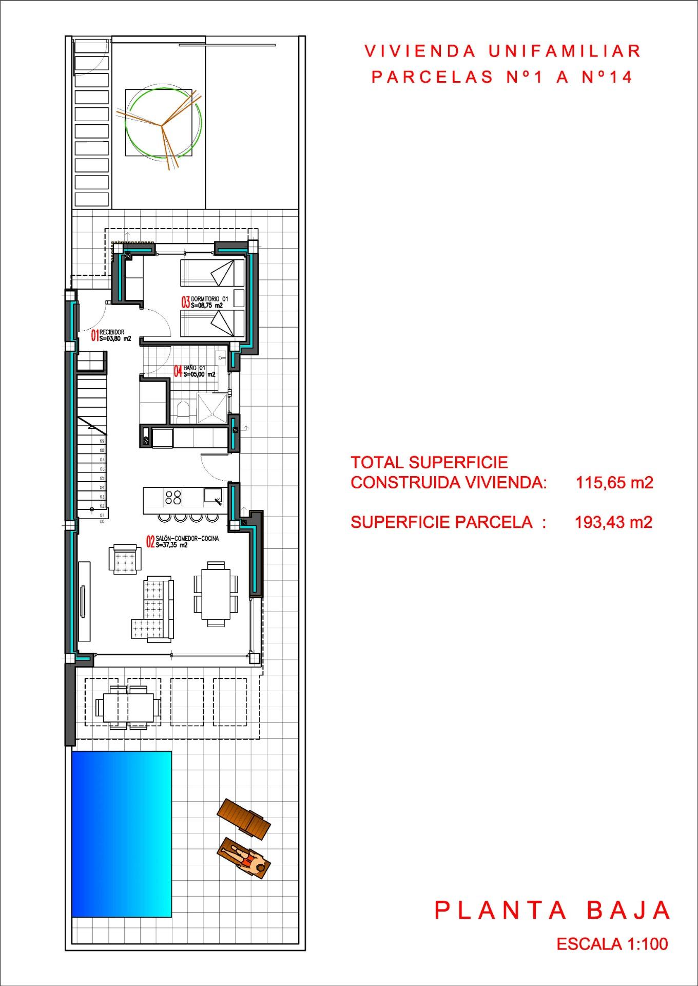 For sale - 3 Bedroom 3 Bathroom Villa in Torrevieja - Aguas Nuevas  - Alicante