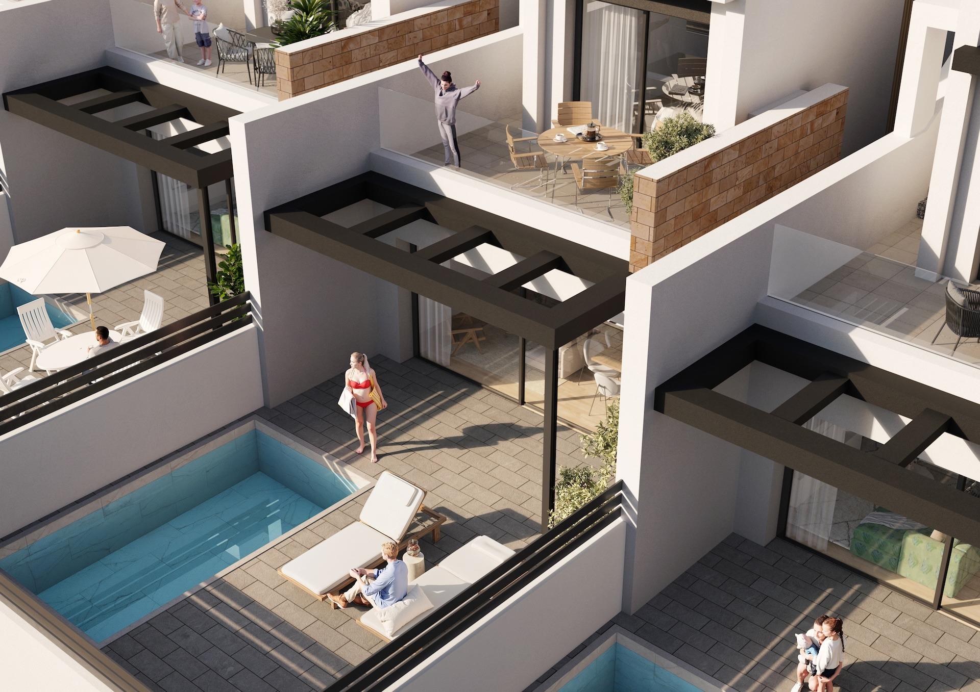 For sale - 2 Bedroom 2 Bathroom Penthouse in Torrevieja - Aguas Nuevas  - Alicante