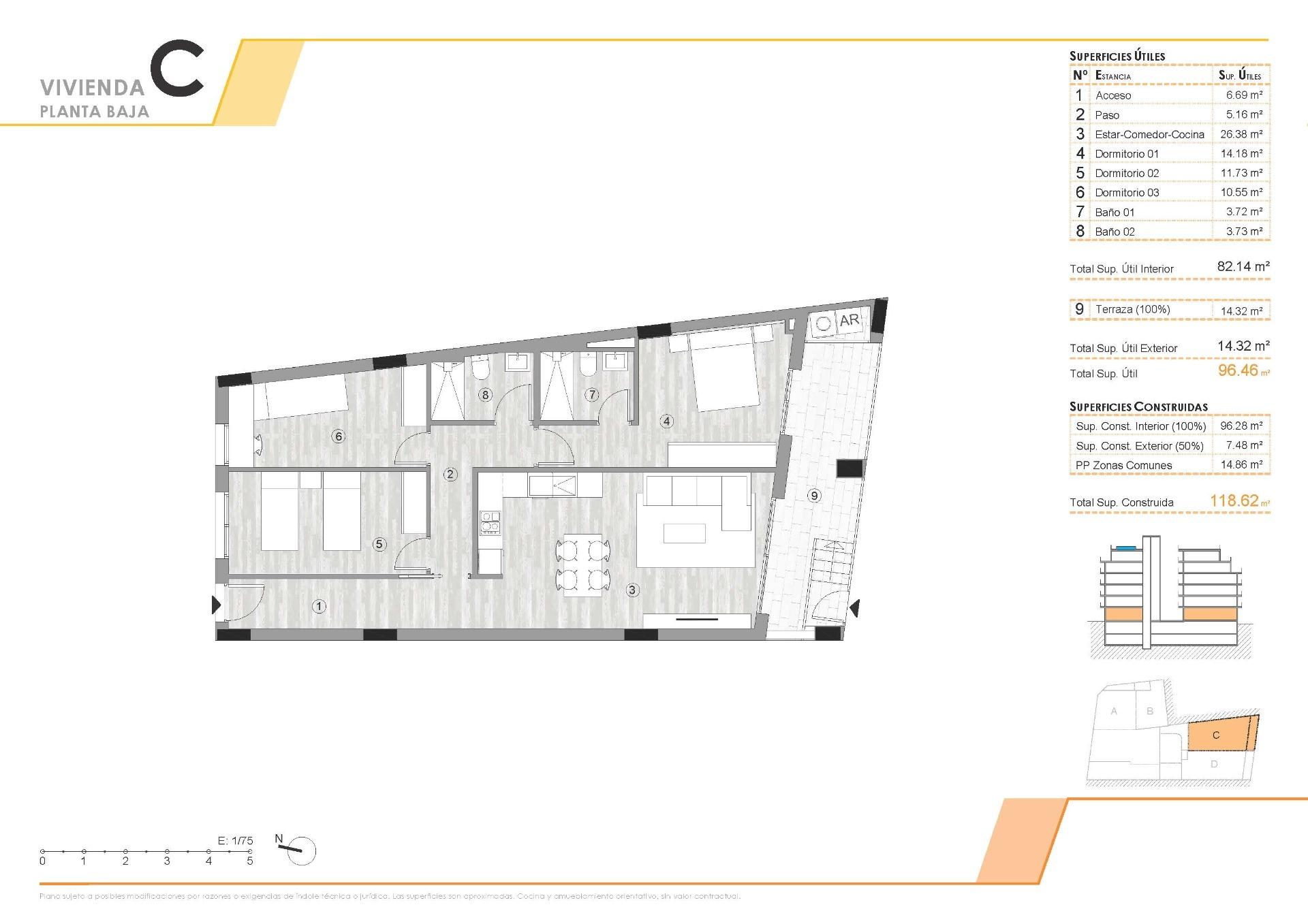 Sold - 3 Bedroom 2 Bathroom Apartment in Torrevieja - Centro  - Alicante