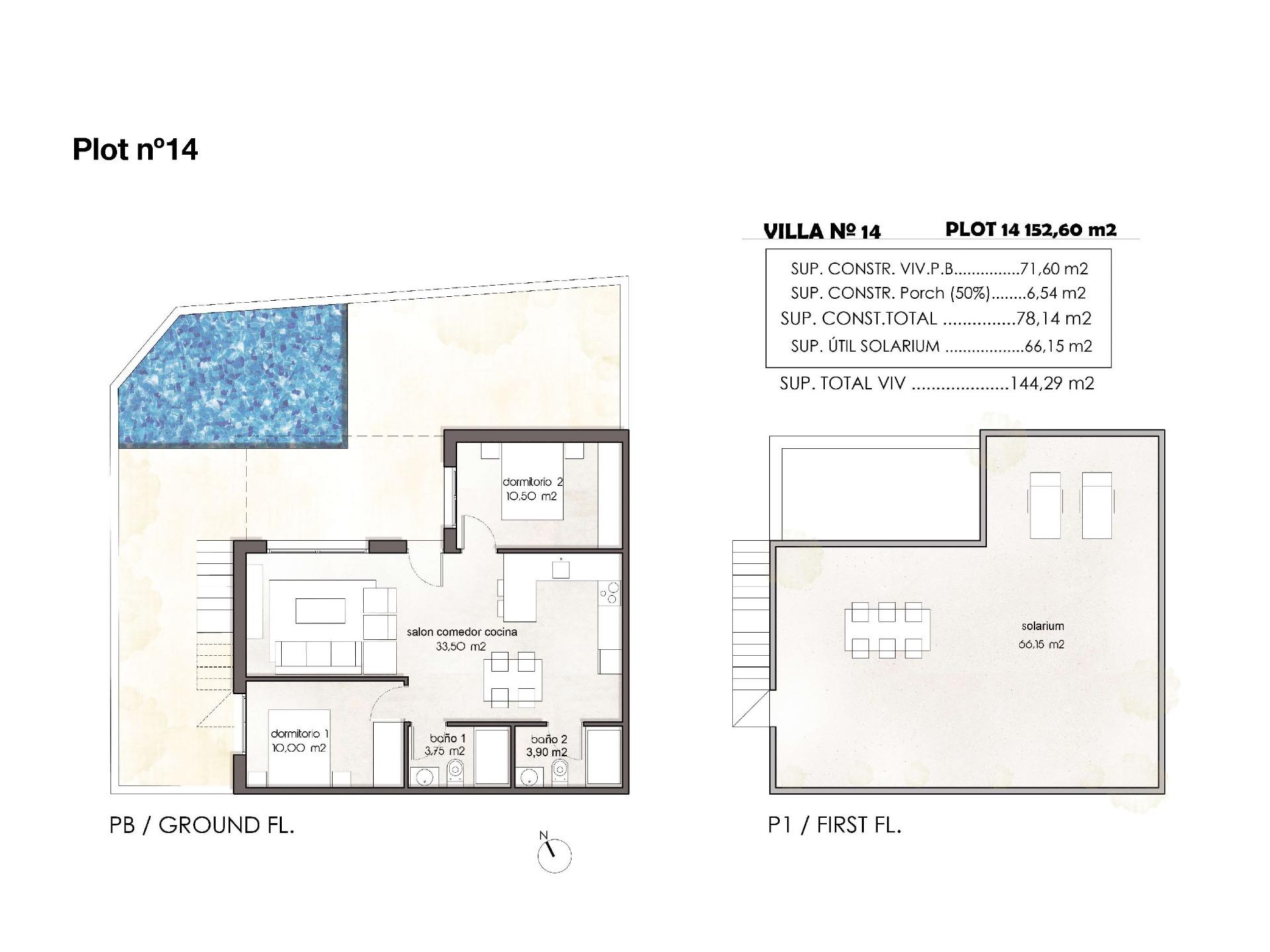 For sale - 2 Bedroom 2 Bathroom Villa in Pilar de La Horadada - Pilar De La Horadada  - Alicante