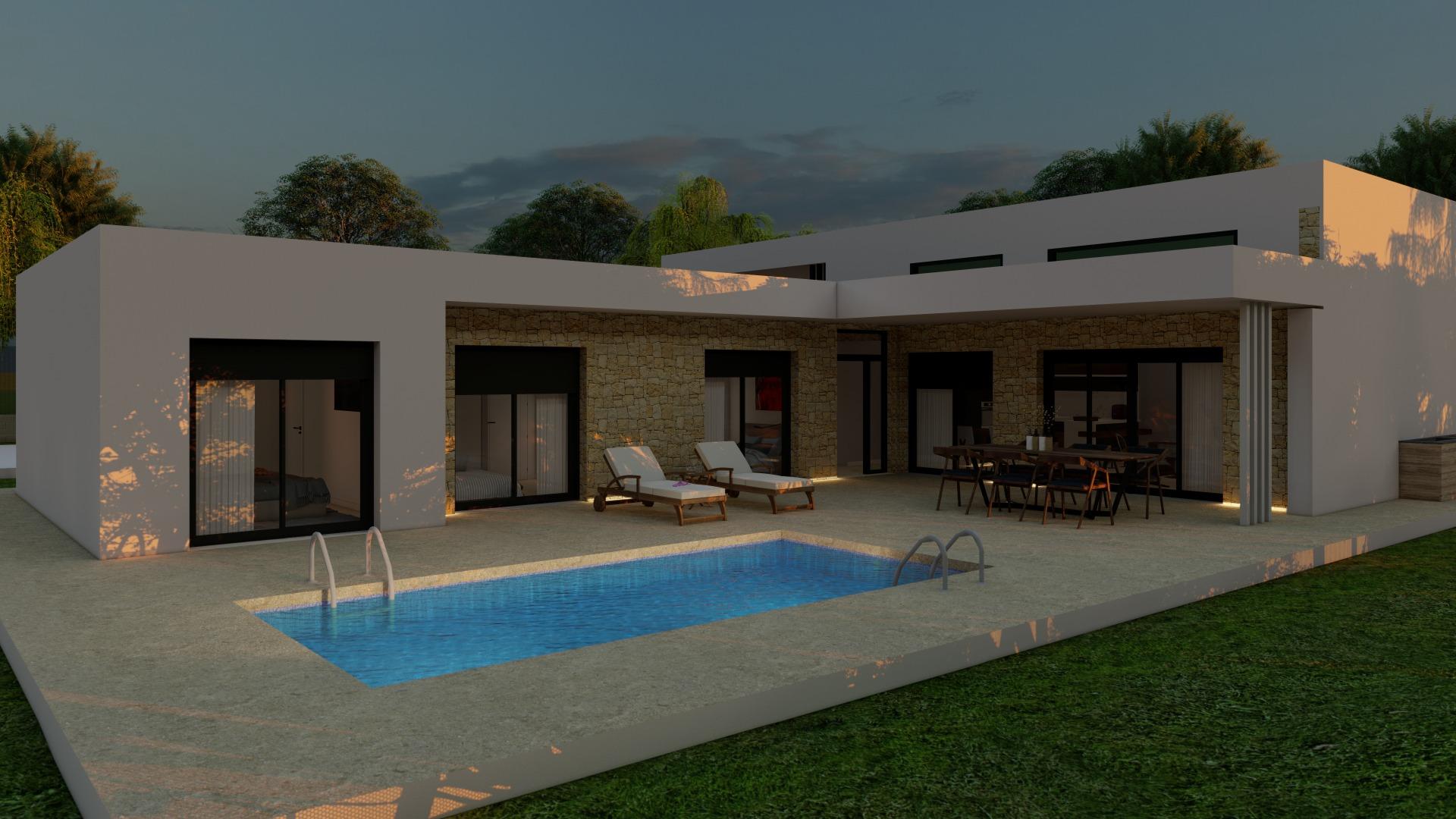 For sale - 3 Bedroom 2 Bathroom Villa in Pinoso - Campo  - Alicante