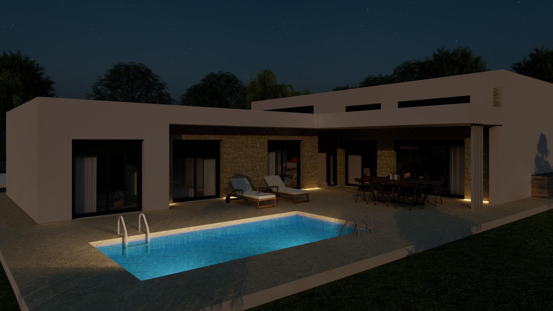 For sale - 3 Bedroom 2 Bathroom Villa in Pinoso - Campo  - Alicante
