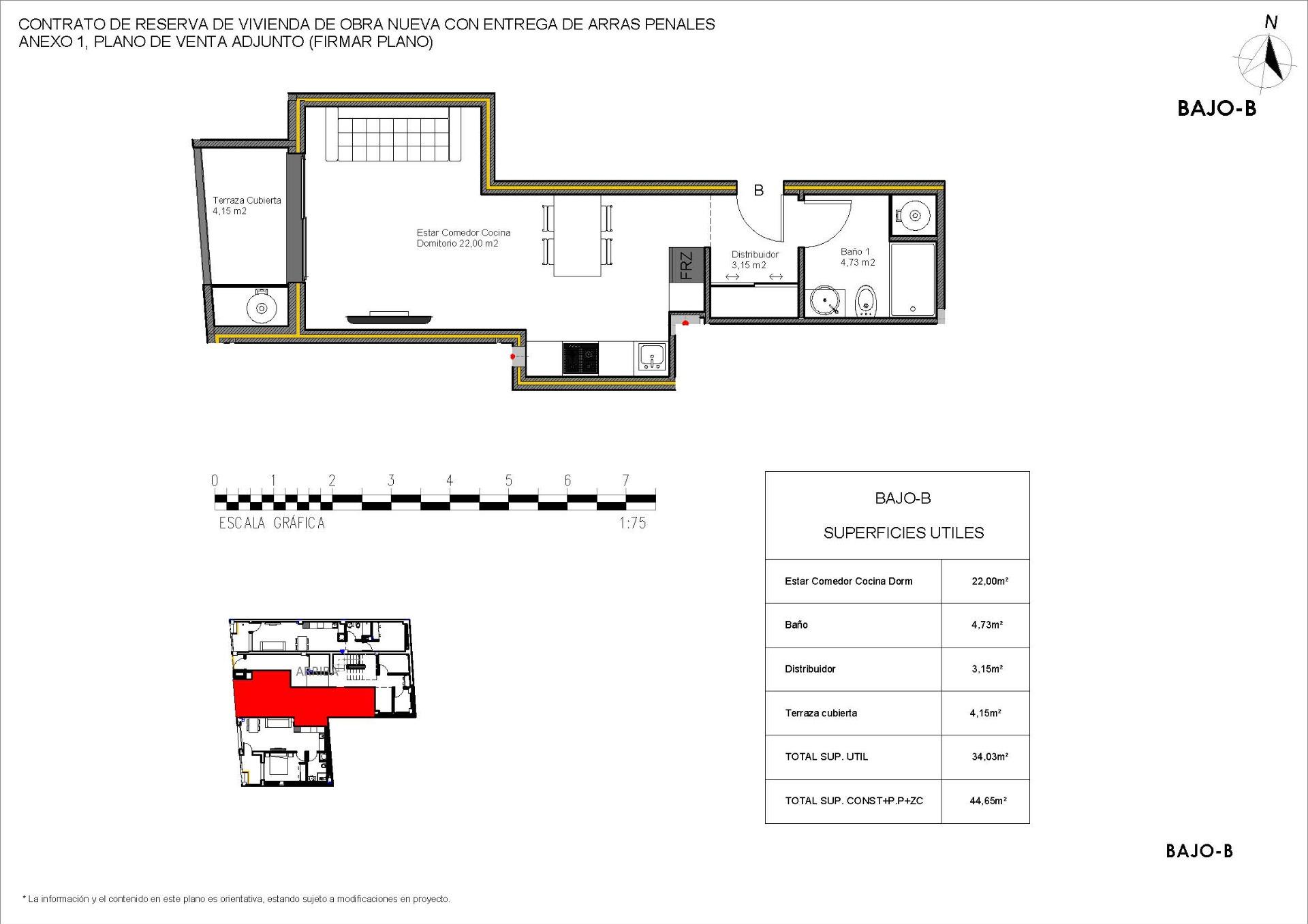 For sale - 1 Bathroom Apartment in Torrevieja - Centro  - Alicante
