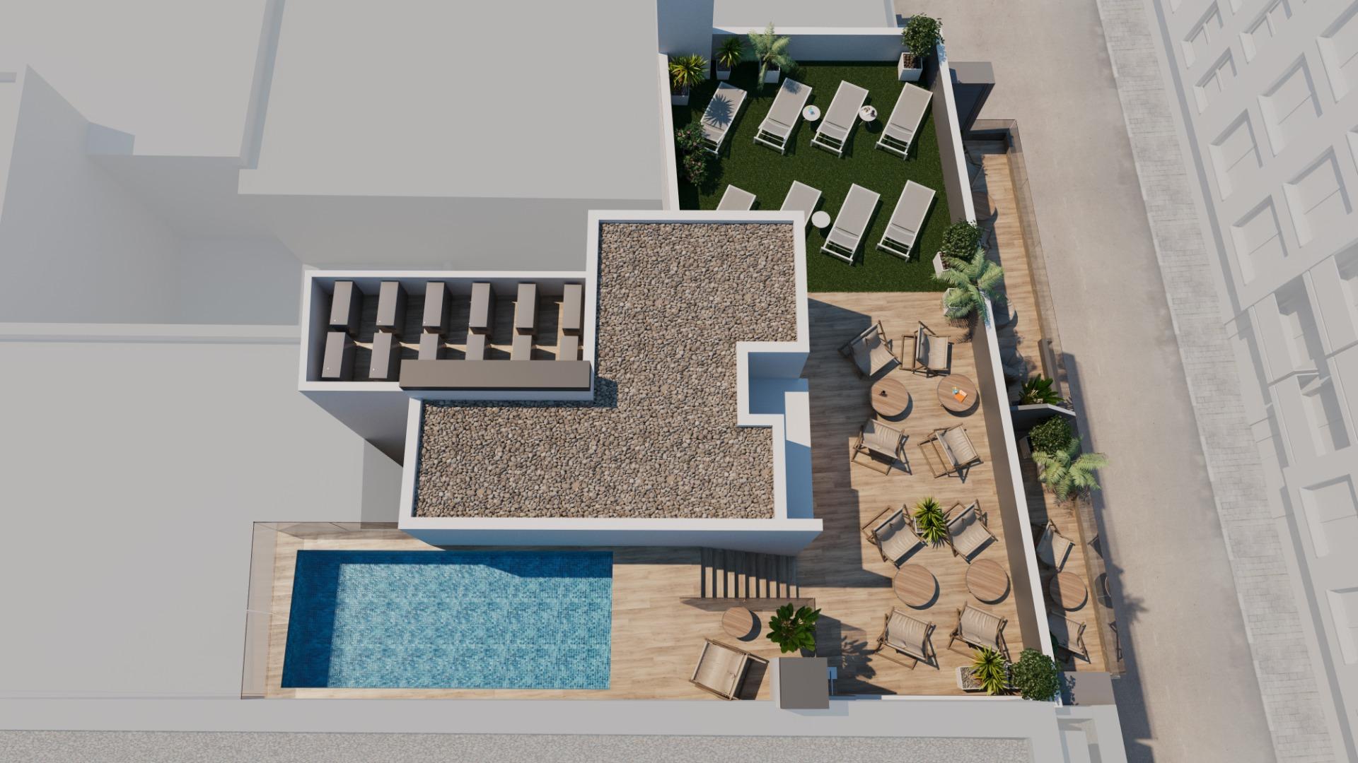 For sale - 1 Bathroom Apartment in Torrevieja - Centro  - Alicante