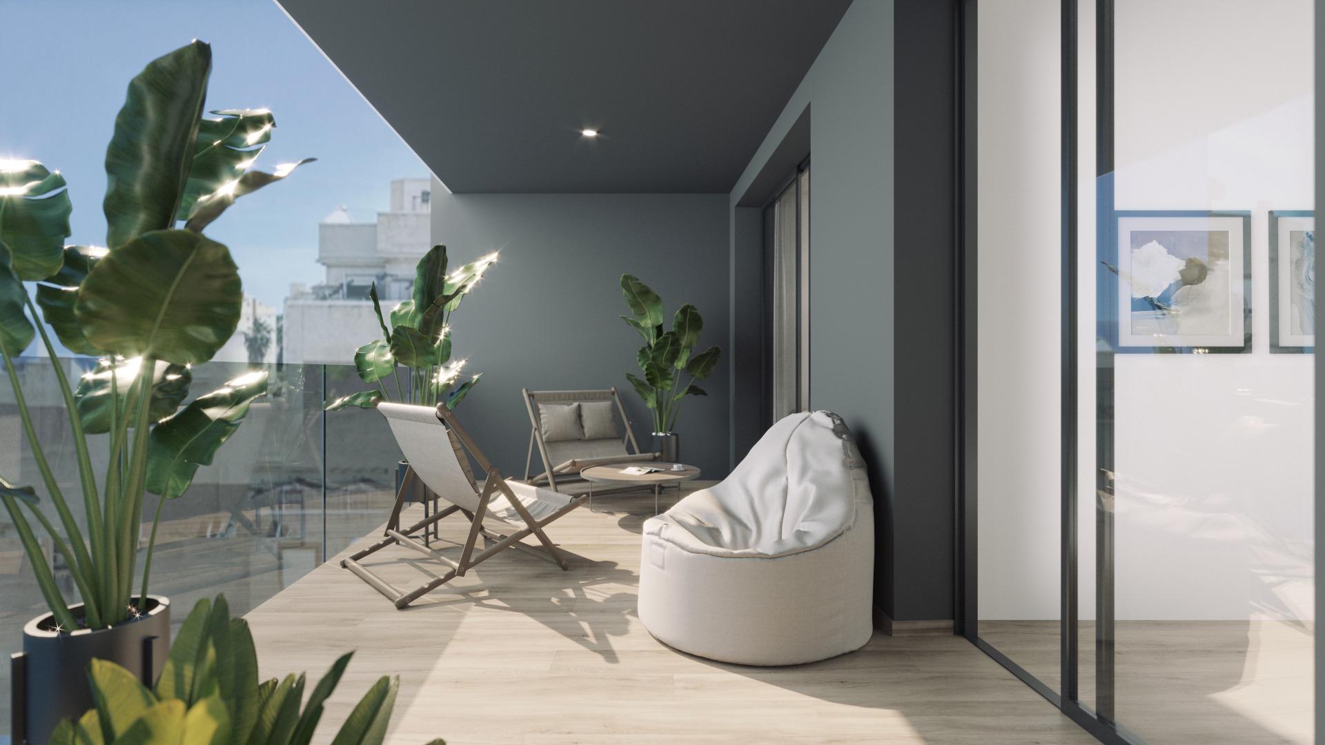 For sale - 2 Bedroom 2 Bathroom Penthouse in Torrevieja - Centro  - Alicante
