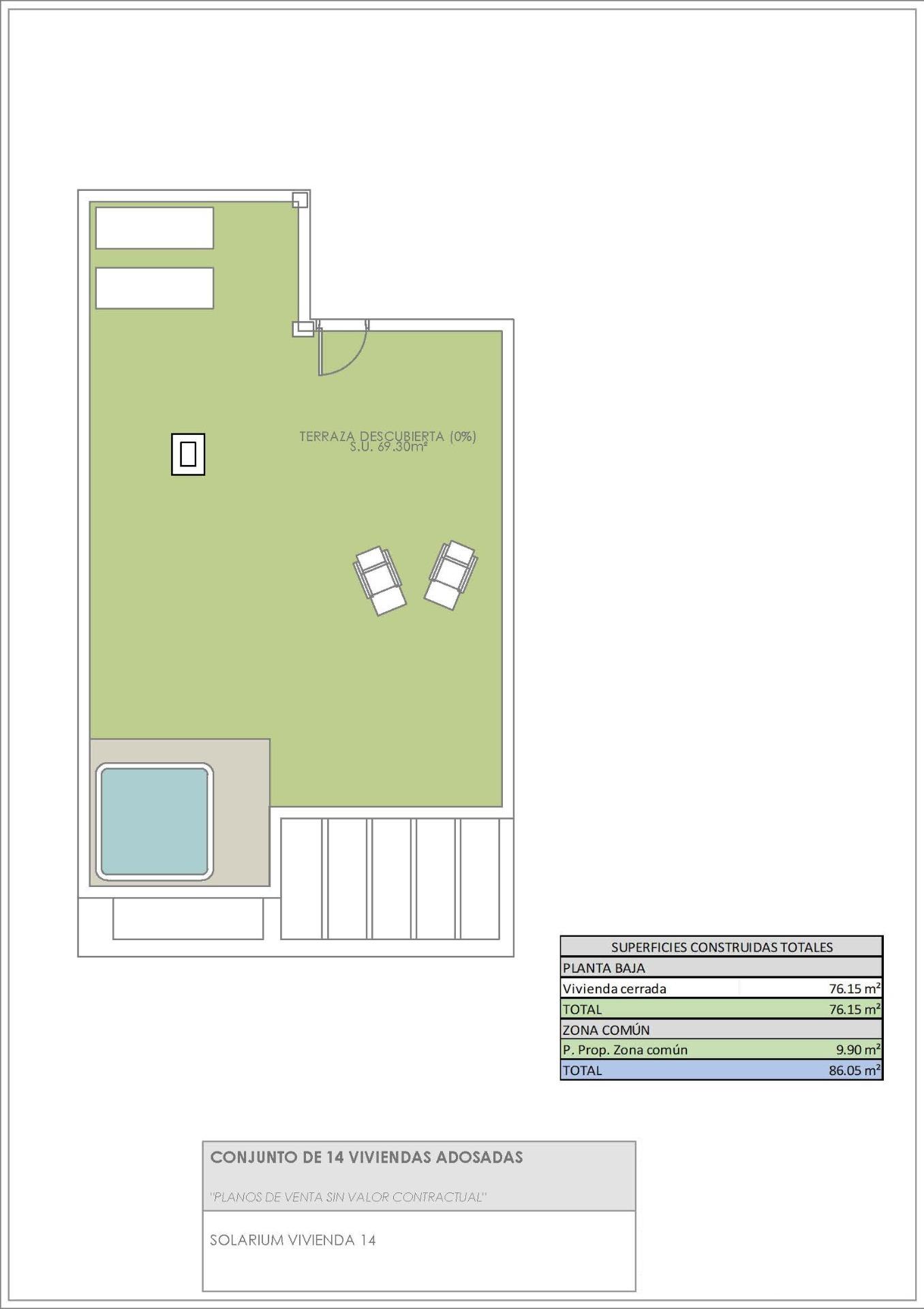 For sale - 2 Bedroom 2 Bathroom Bungalow in Rojales - Pueblo  - Alicante
