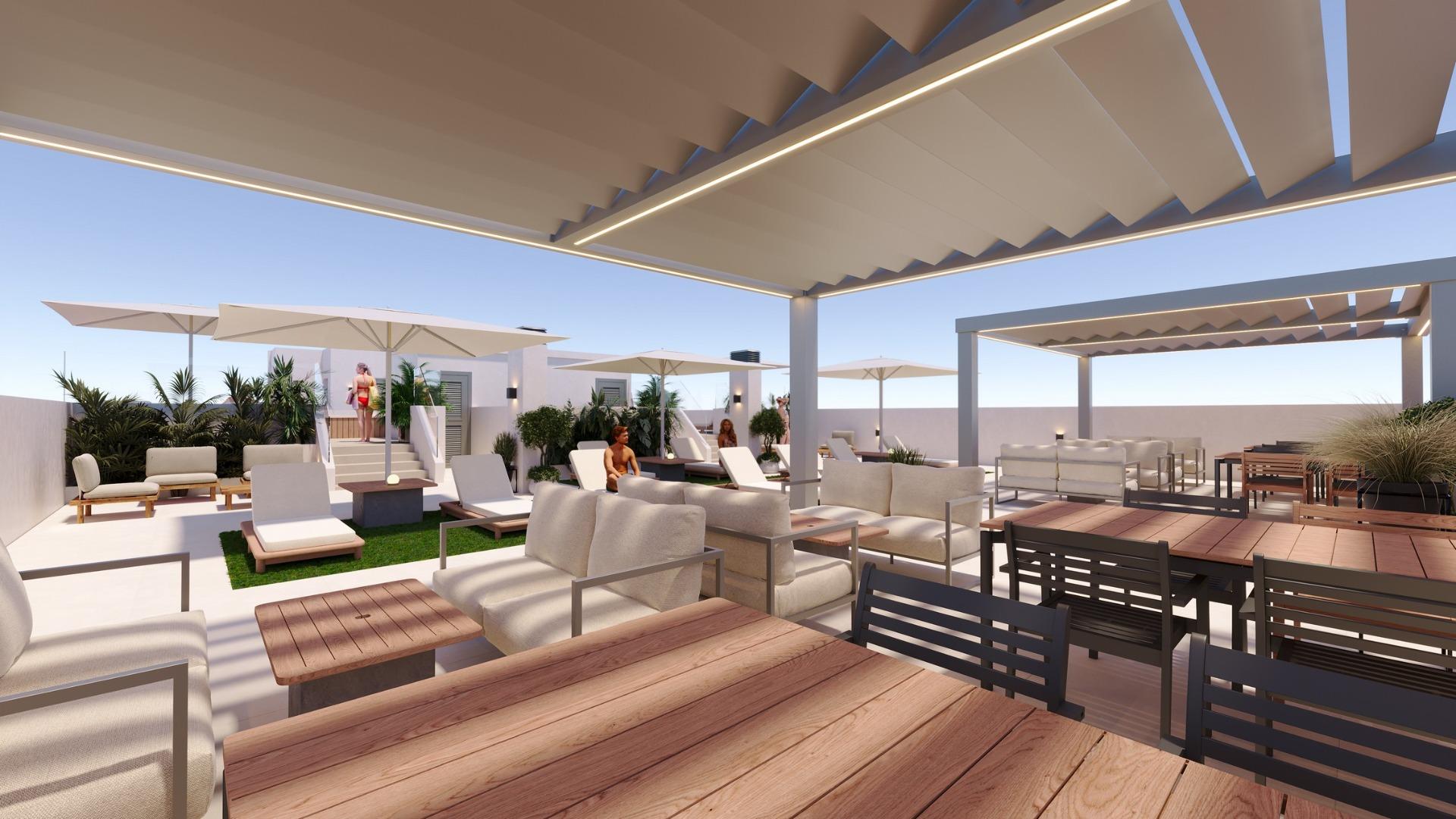 For sale - 2 Bedroom 2 Bathroom Penthouse in San Miguel de Salinas - Pueblo  - Alicante