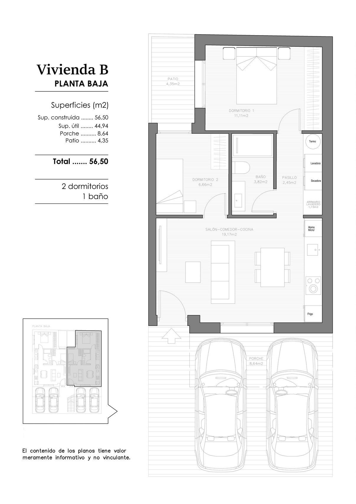 For sale - 2 Bedroom 1 Bathroom Apartment in Benejúzar - pueblo  - Alicante