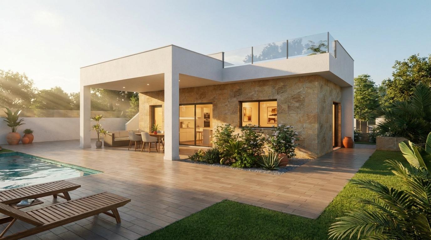 For sale - 3 Bedroom 2 Bathroom Villa in Jacarilla - Vistabella  - Alicante