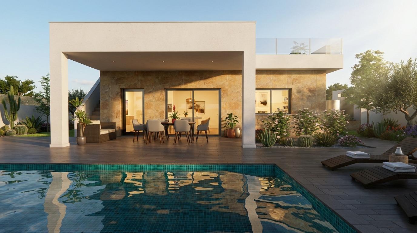 For sale - 3 Bedroom 2 Bathroom Villa in Jacarilla - Vistabella  - Alicante