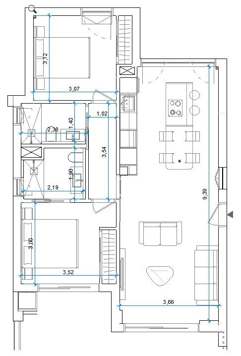 For sale - 2 Bedroom 2 Bathroom Apartment in Orihuela Costa - Costa Blanca  - Alicante