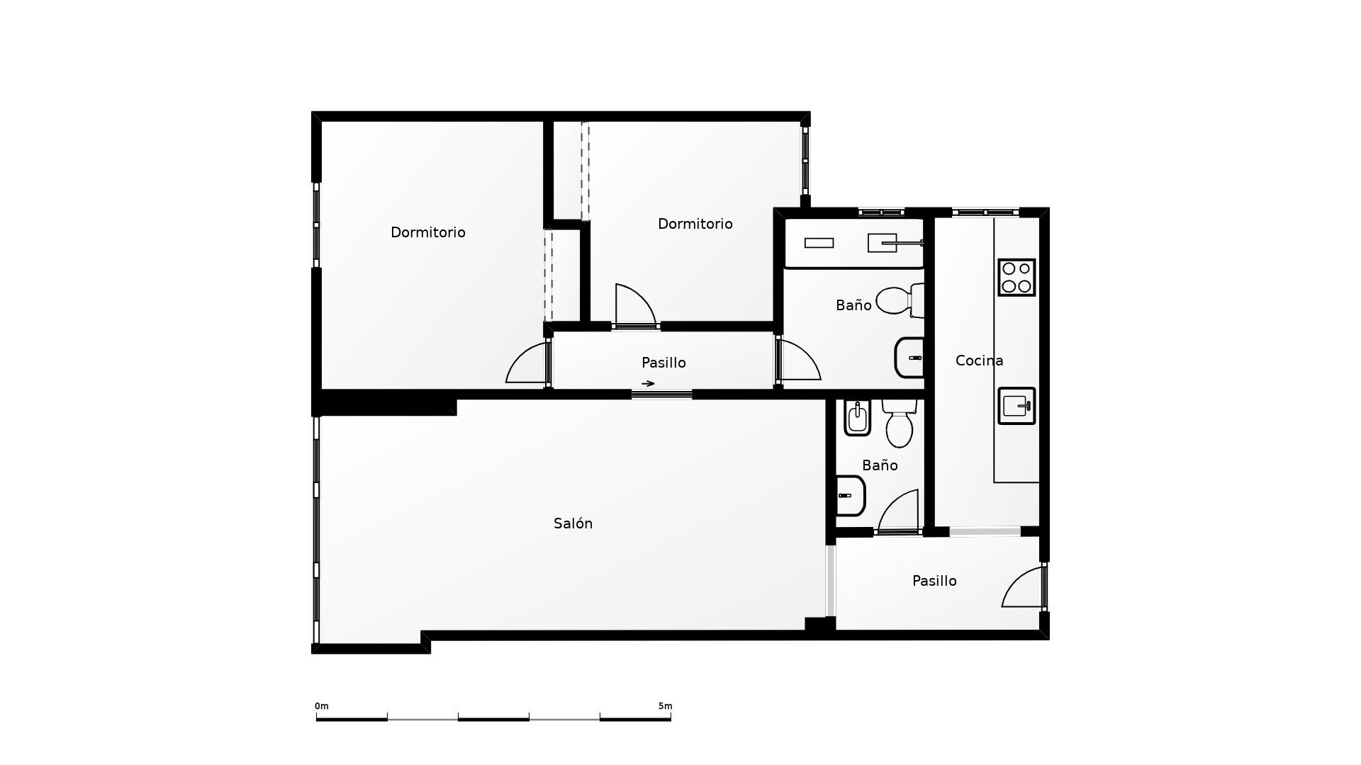 For sale - 2 Bedroom 2 Bathroom Flat in Torrevieja - Rocio del mar  - Alicante