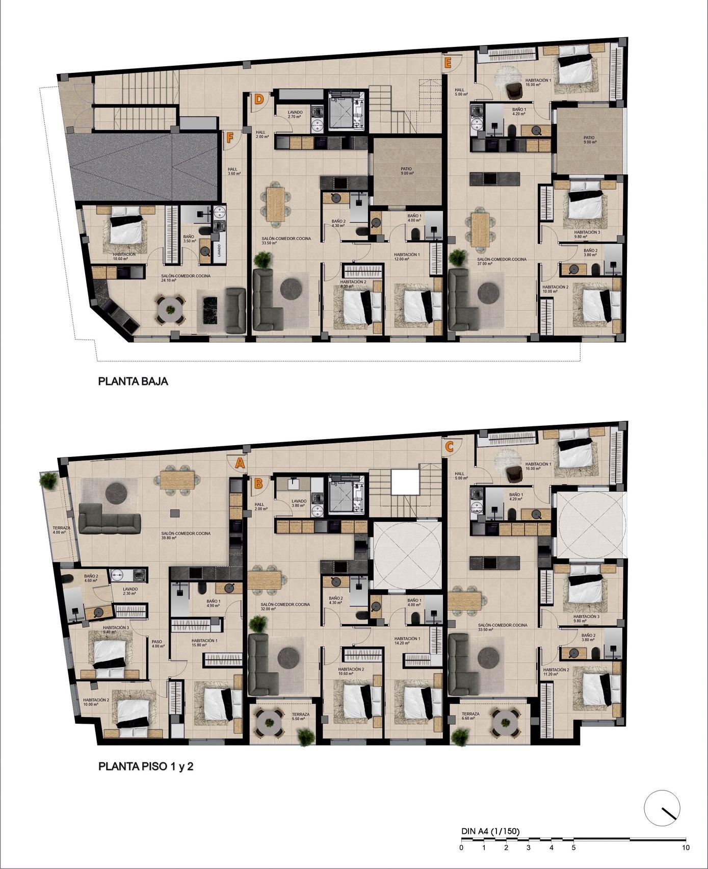 For sale - 3 Bedroom 2 Bathroom Penthouse in Catral - pueblo  - Alicante