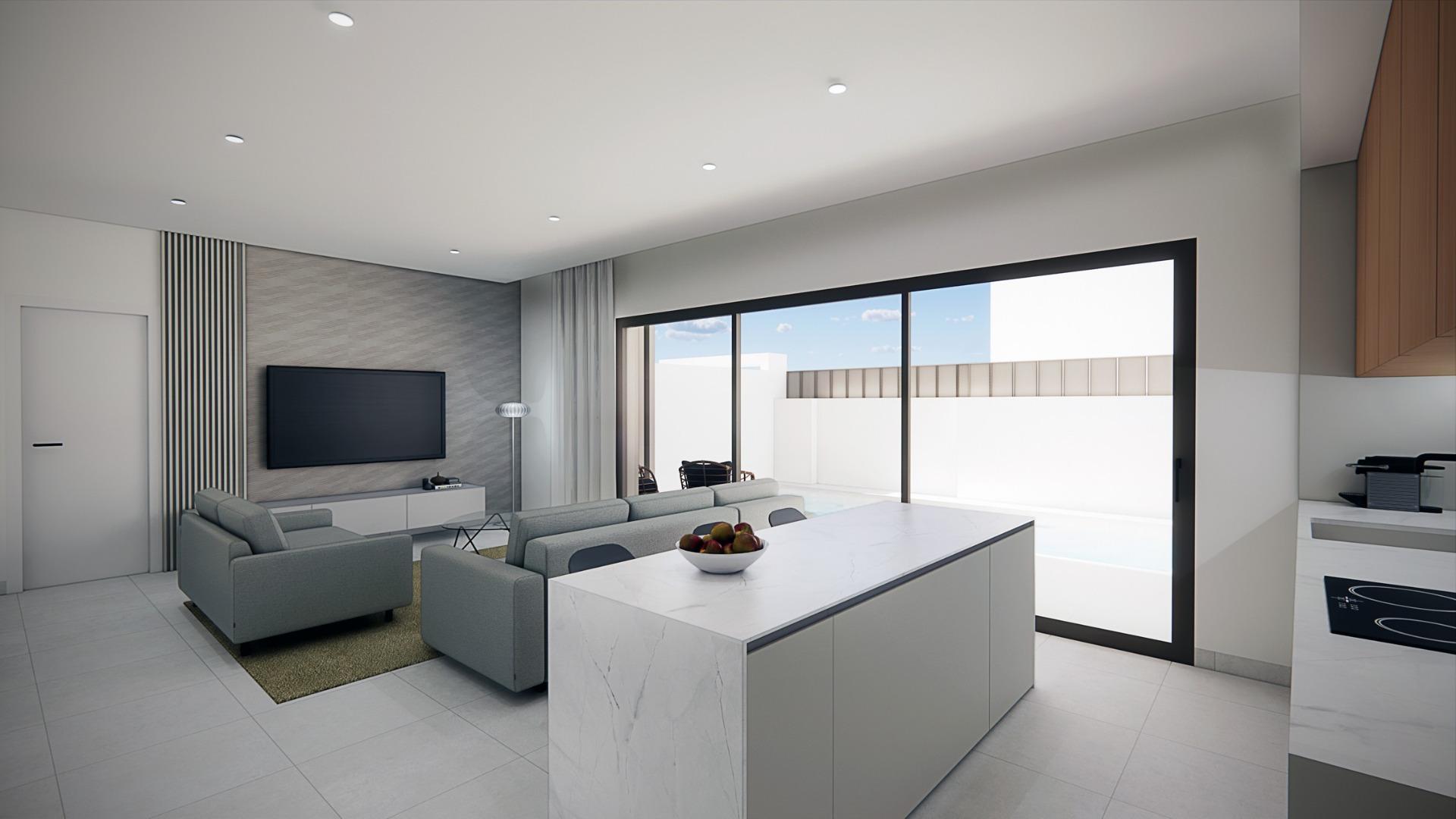 For sale - 2 Bedroom 2 Bathroom Bungalow in Pilar de La Horadada - pueblo  - Alicante