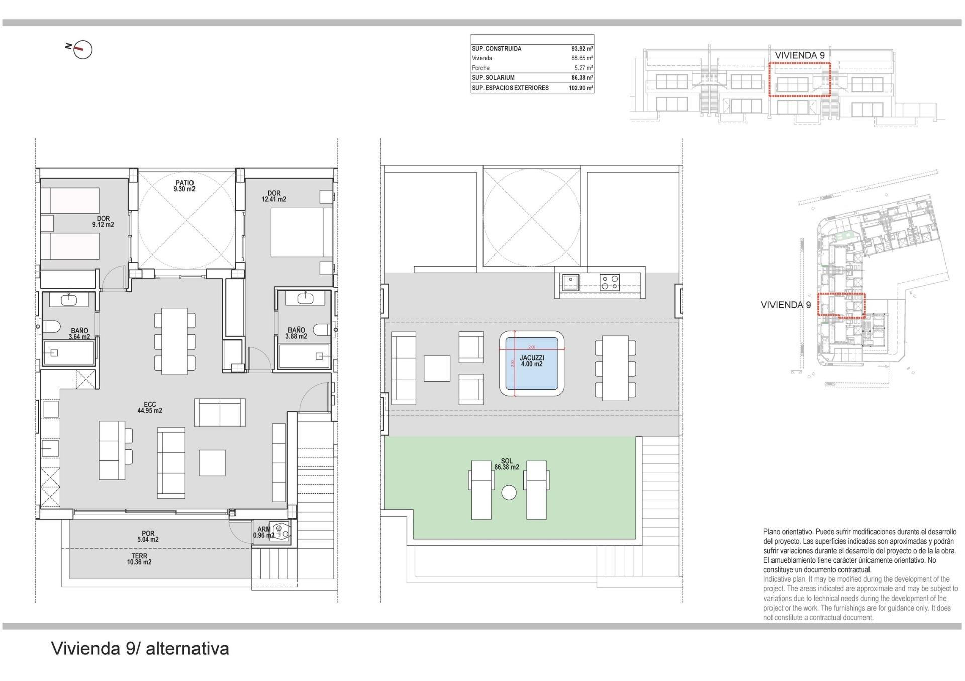 For sale - 2 Bedroom 2 Bathroom Bungalow in Pilar de La Horadada - pueblo  - Alicante