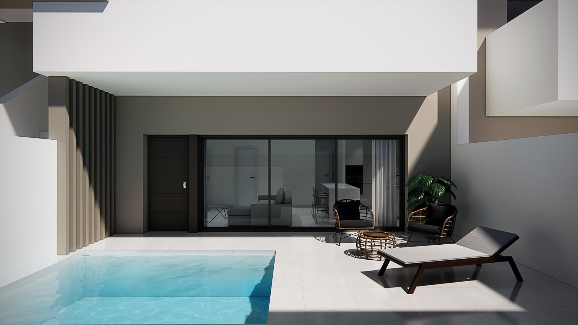 For sale - 2 Bedroom 2 Bathroom Bungalow in Pilar de La Horadada - pueblo  - Alicante