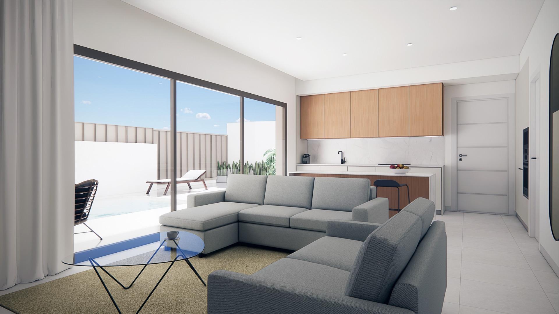 For sale - 2 Bedroom 2 Bathroom Bungalow in Pilar de La Horadada - pueblo  - Alicante